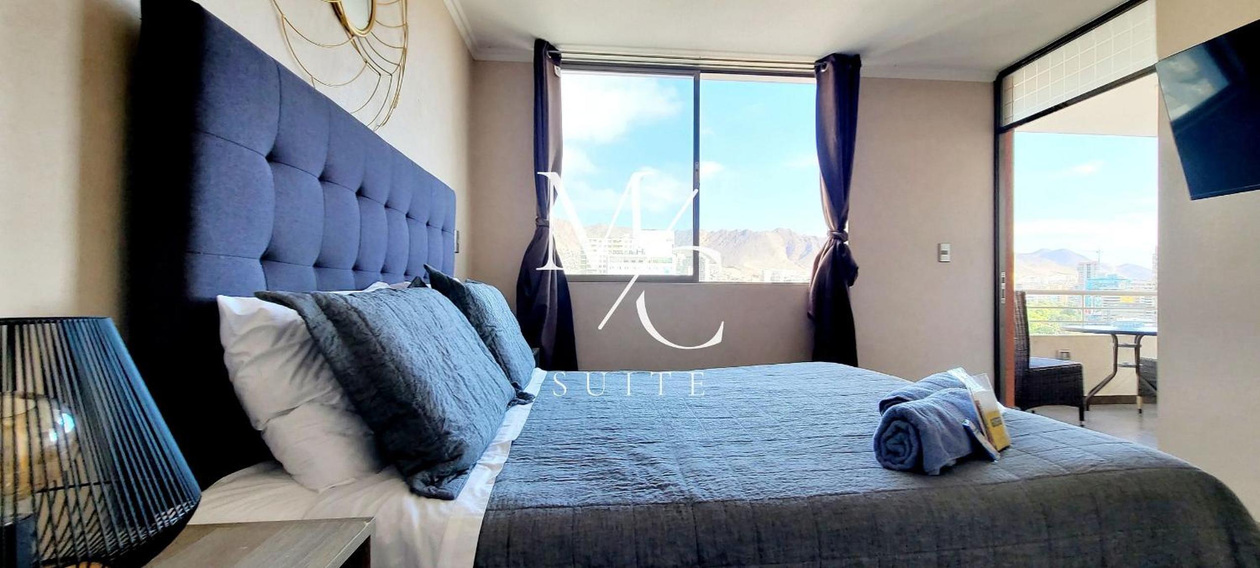Exclusivo Departamento, piso 14, amplia terraza y vista a la ciudad. Clinica Antofagasta