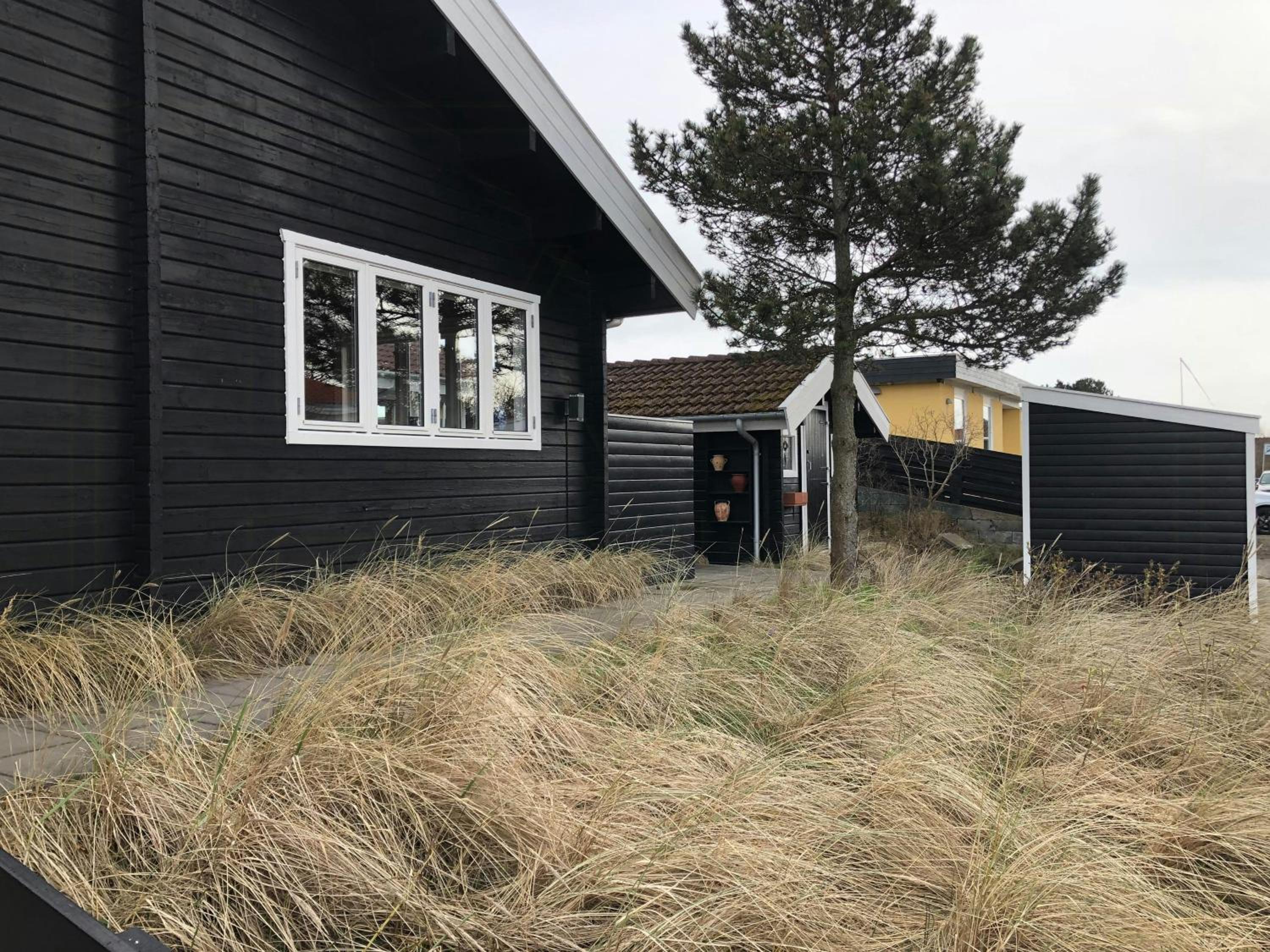 Log House Near Beautiful Nature In Skagen