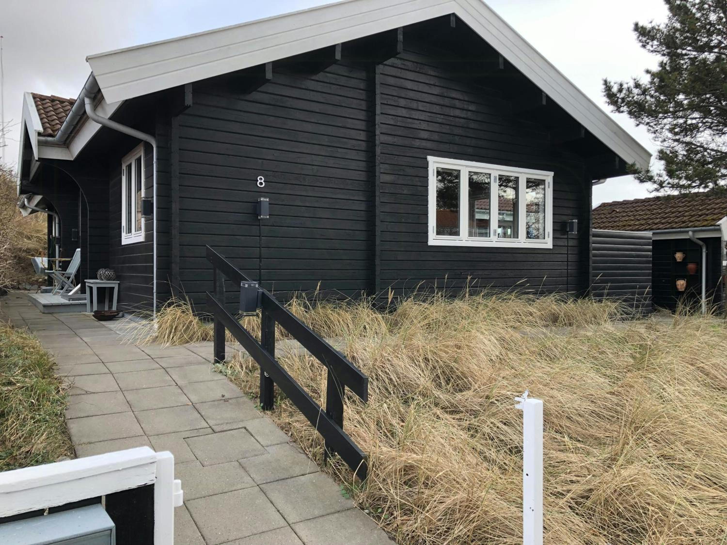 Log House Near Beautiful Nature In Skagen