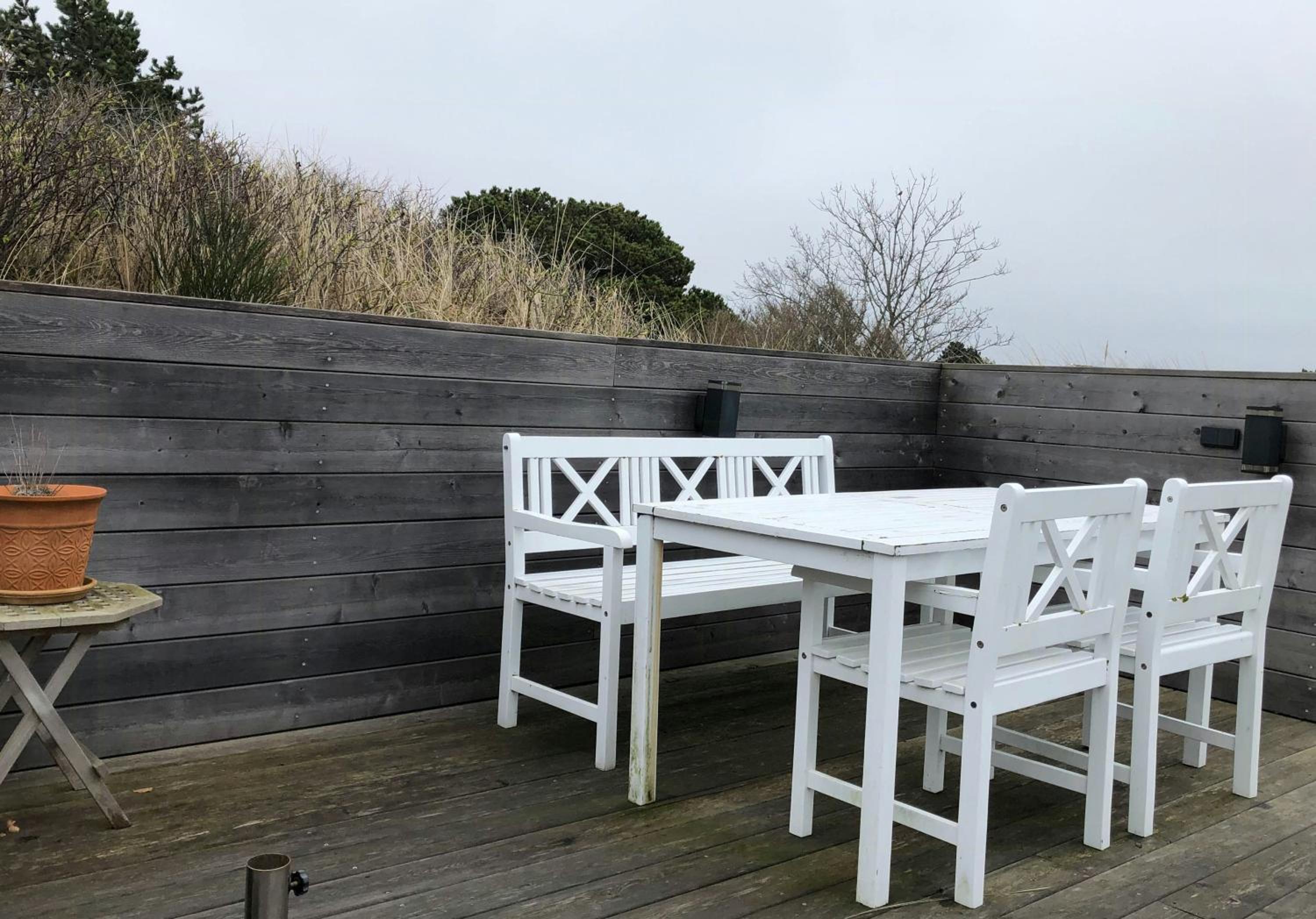 Log House Near Beautiful Nature In Skagen