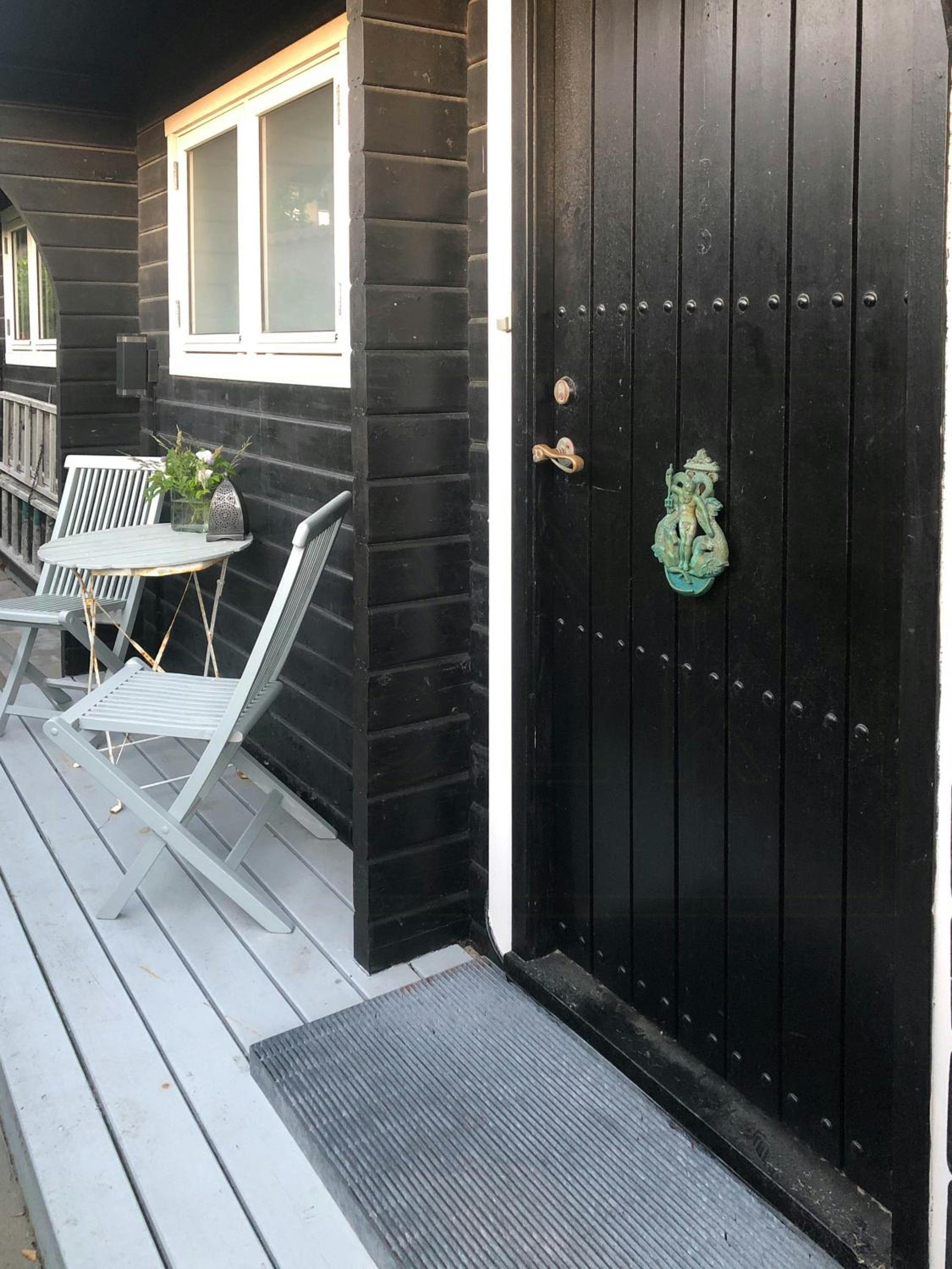 Log House Near Beautiful Nature In Skagen