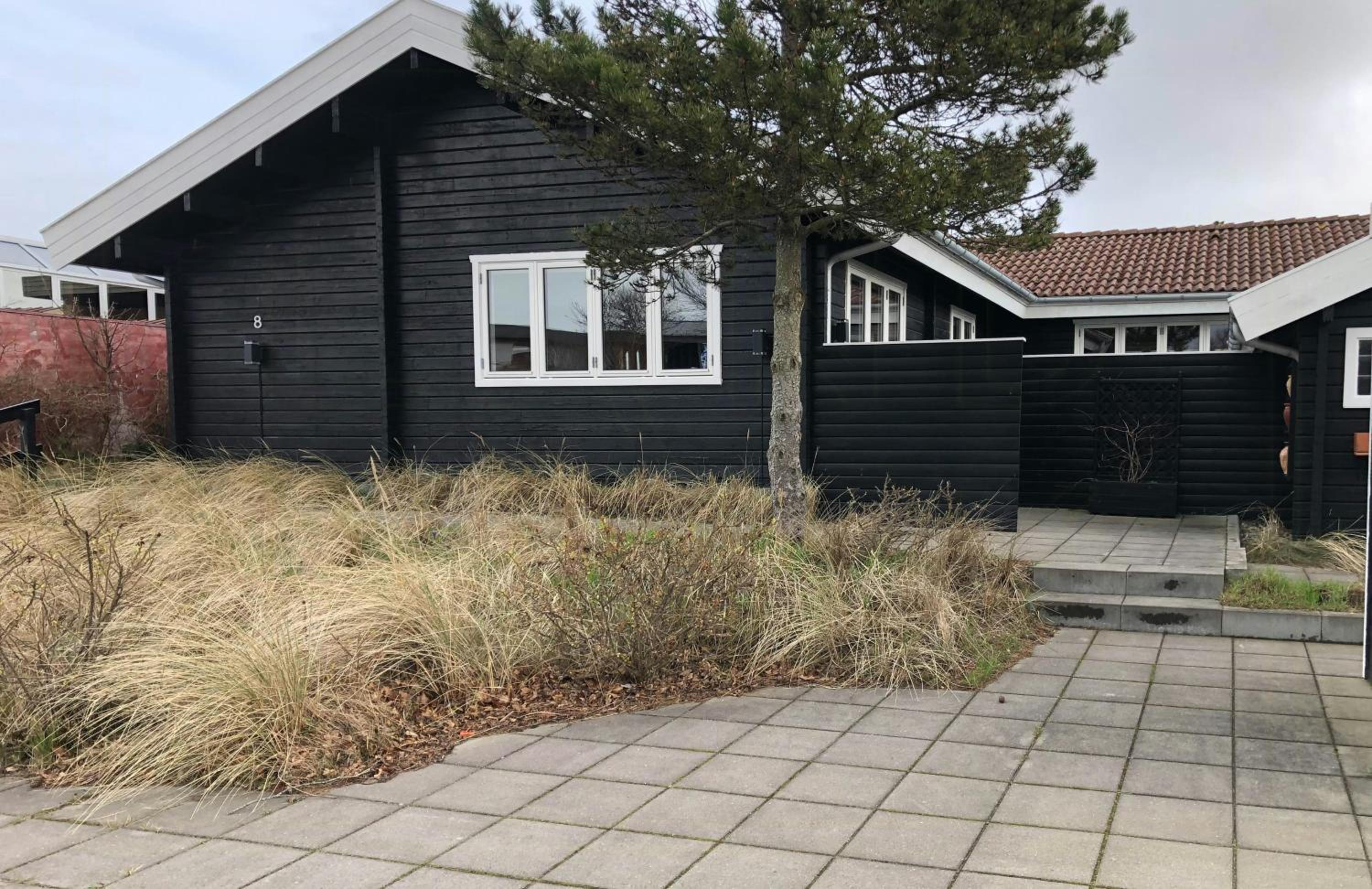 Log House Near Beautiful Nature In Skagen