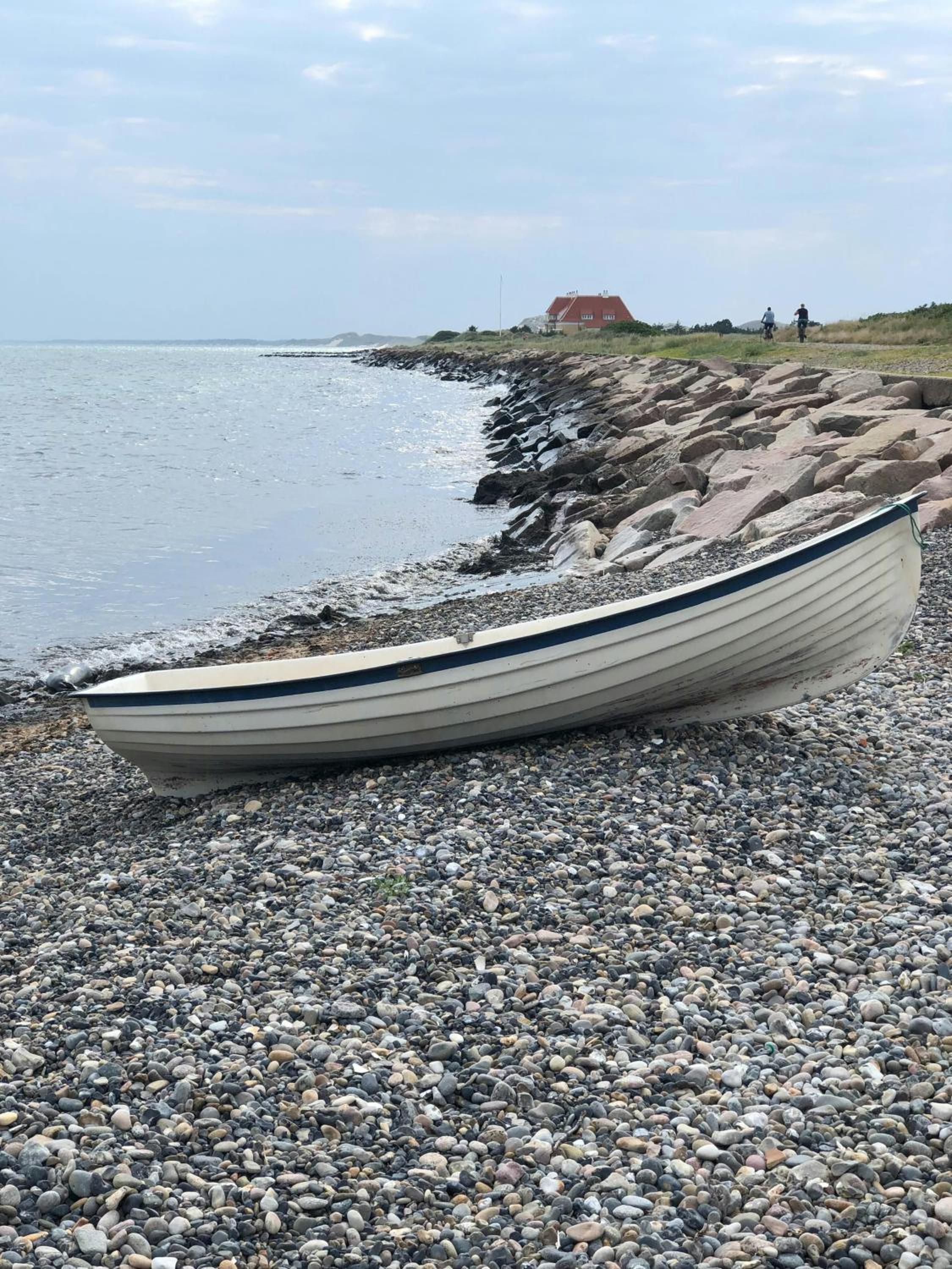 Log House Near Beautiful Nature In Skagen