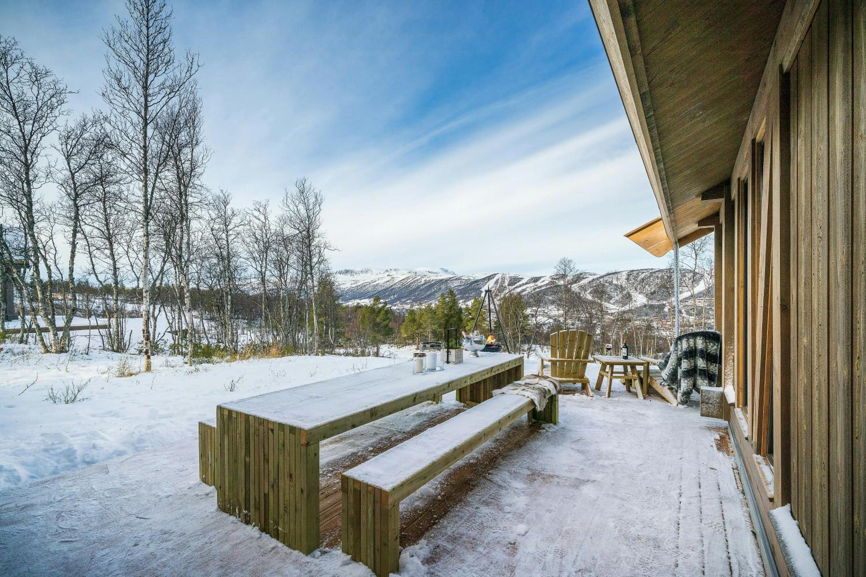 Modern Log Cabin For Whole Family At Geilo view 4