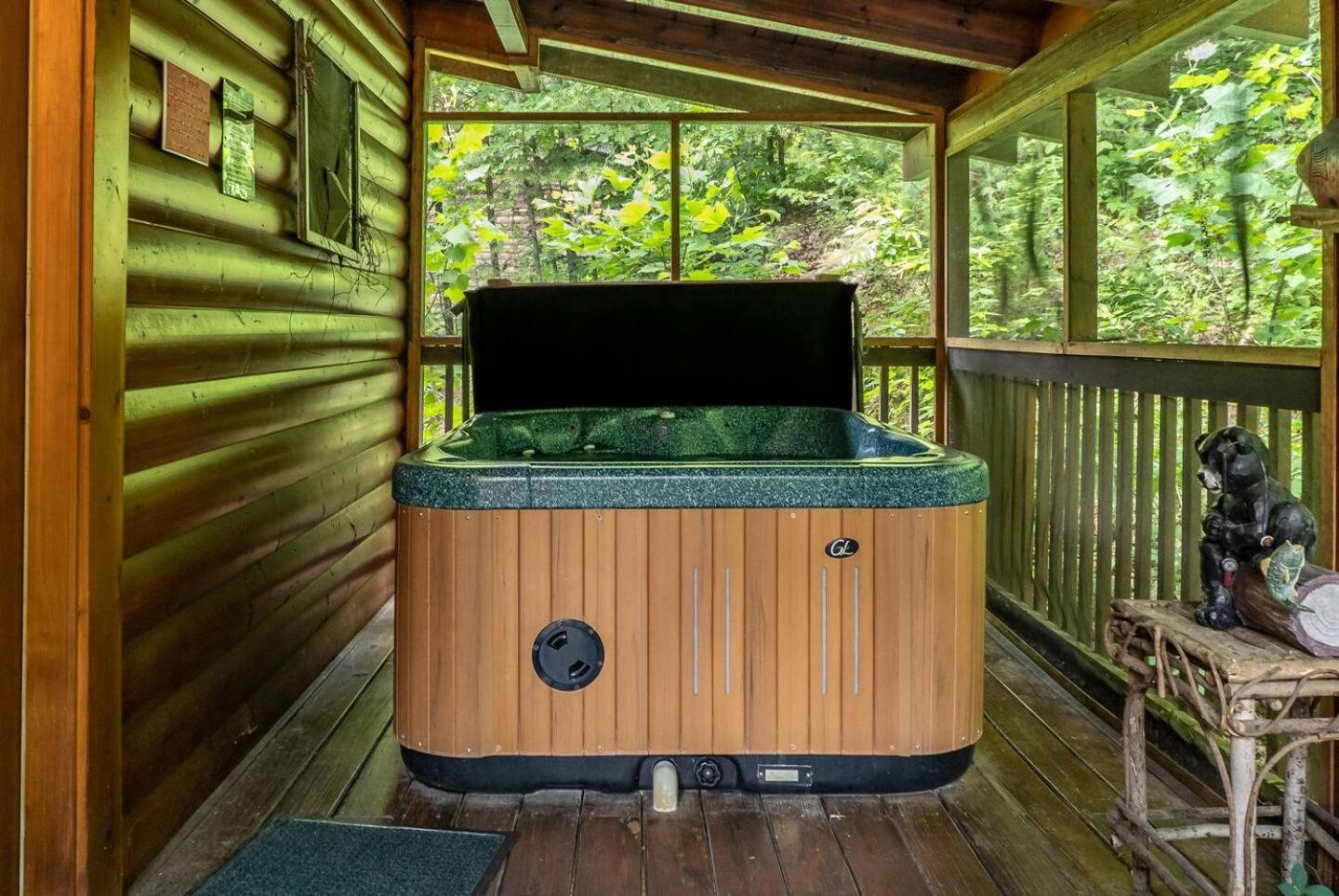 Eagles Ride Cabin with Indoor Jacuzzi & Pool Table view 5