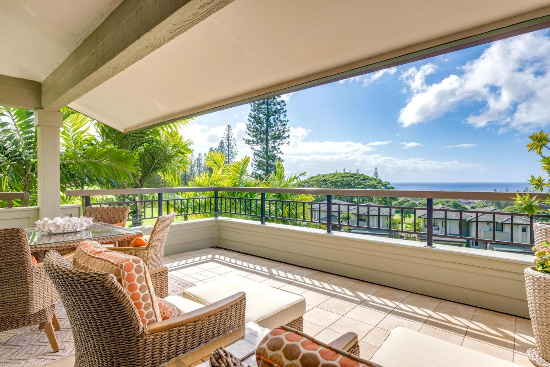KBM Resorts: Kapalua Golf Villas KGV-24T1 Breathtaking Ocean Views Gourmet Kitchen and a Free Rental Car Await You view 2
