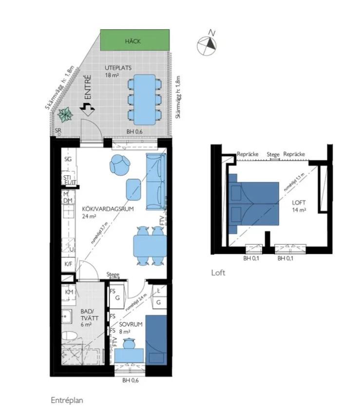 Lomma Beach Town, New and Unique Apartment for Up to 4 Guests view 3