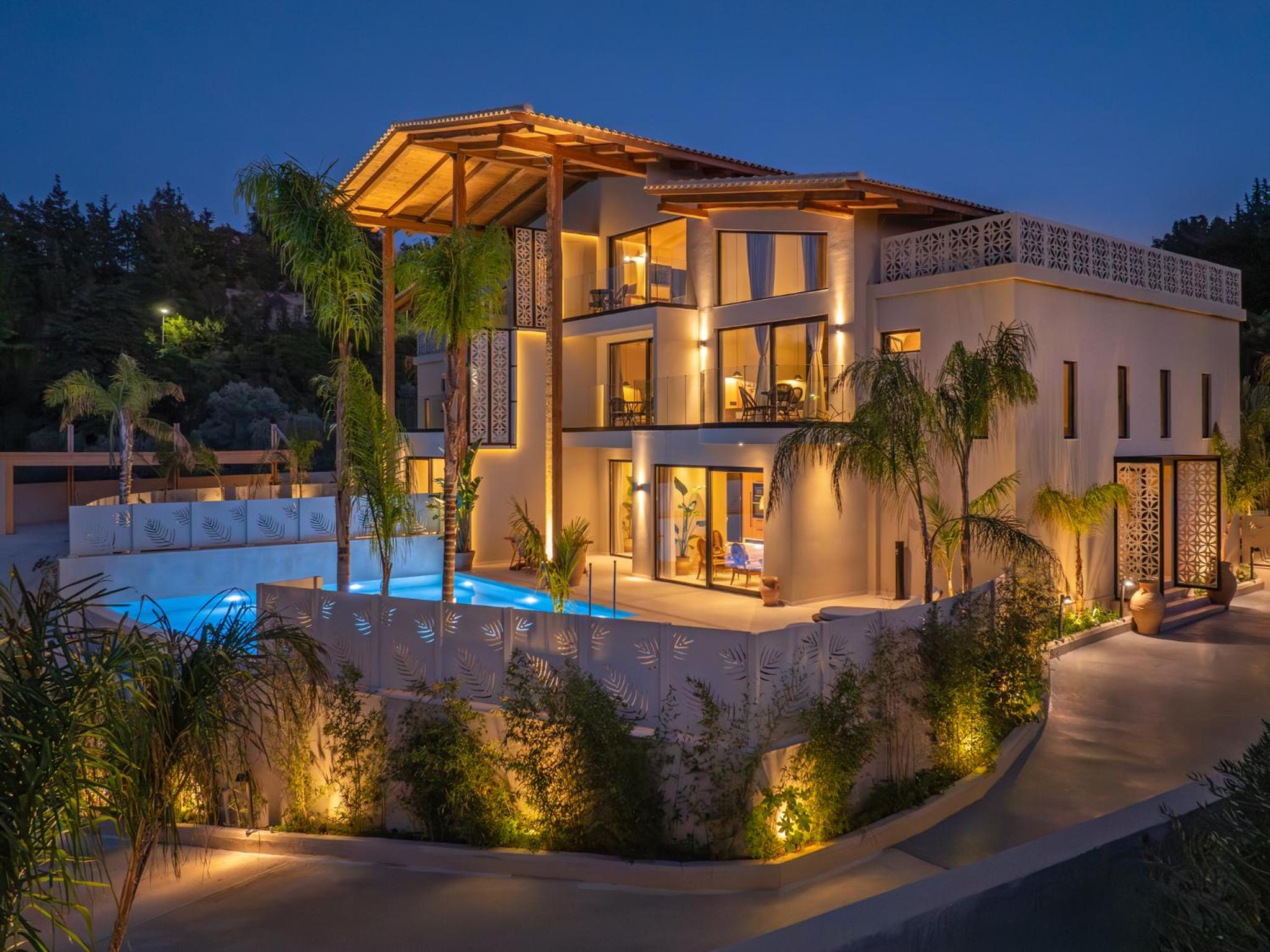 Olympus Luxury Villa Rhodes view 3