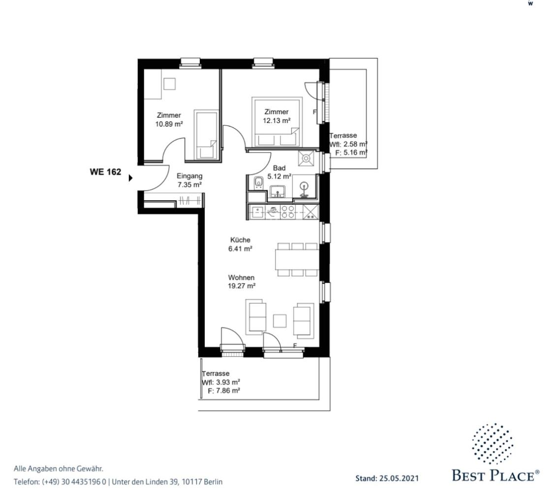 3-room flat in Central Berlin near Prenzlauer Berg