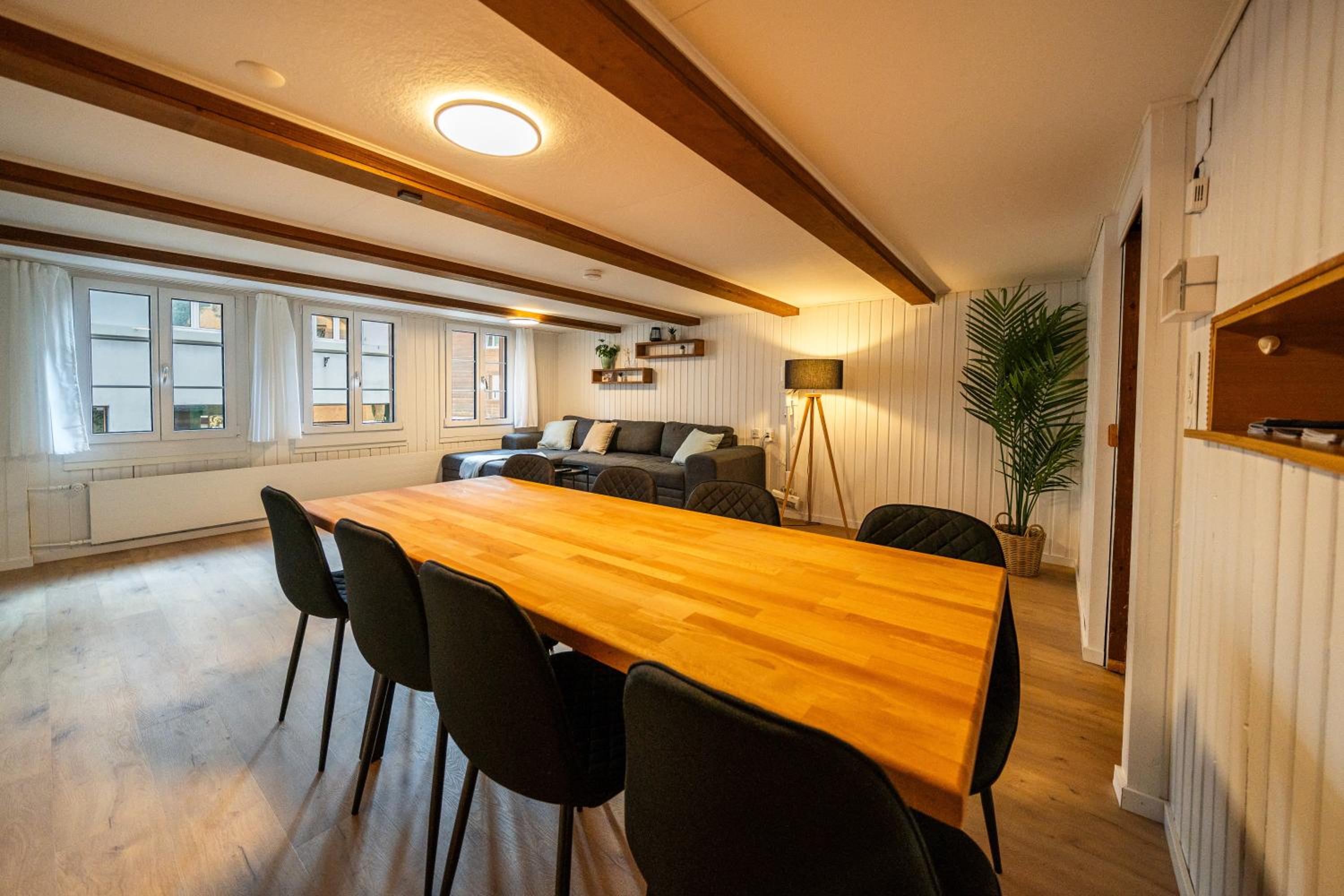 Large apt in town center next to Brunngasse & near lake