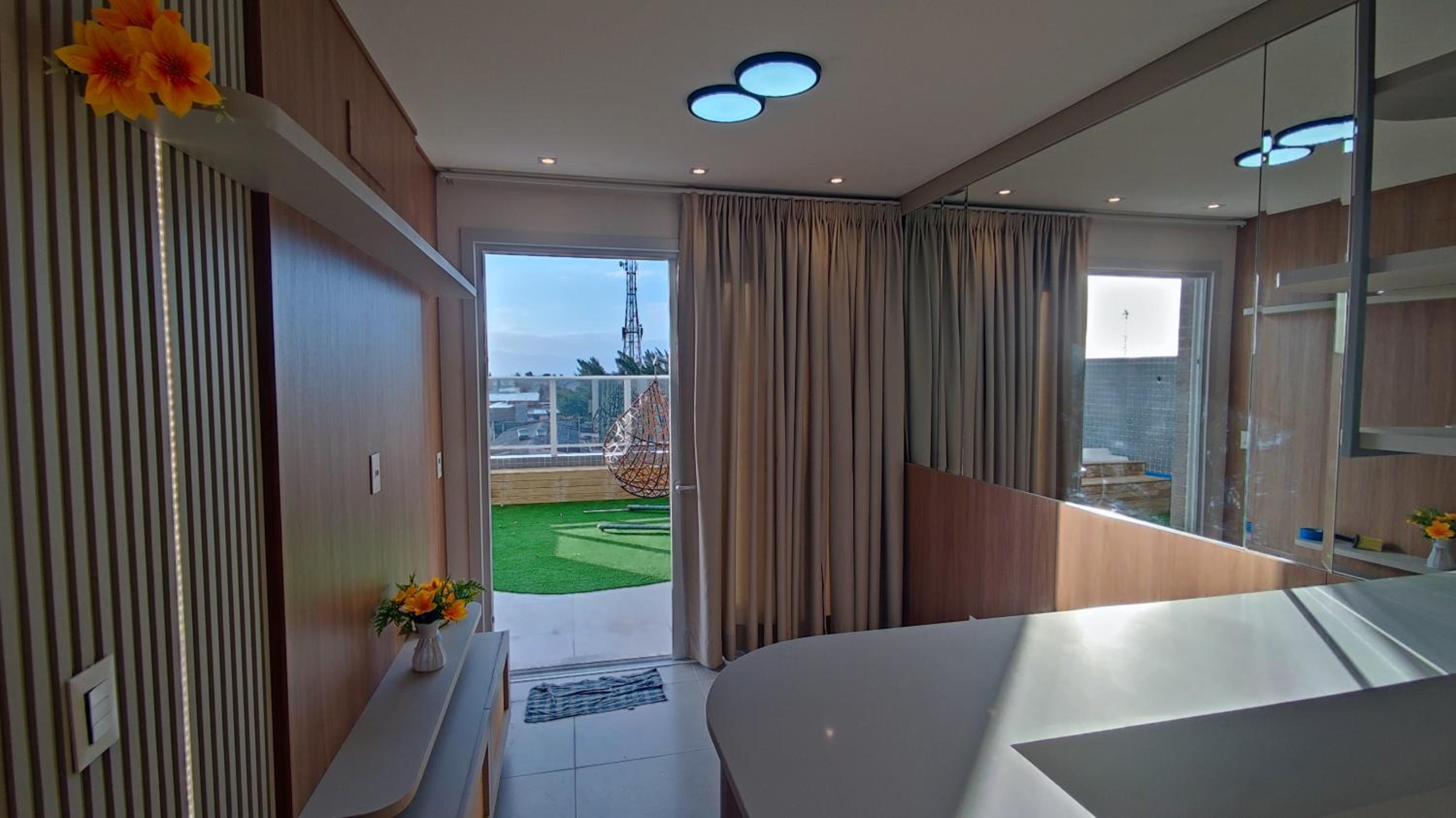 Apartamento Sofisticado Ed Del Paine terraço com hidro
