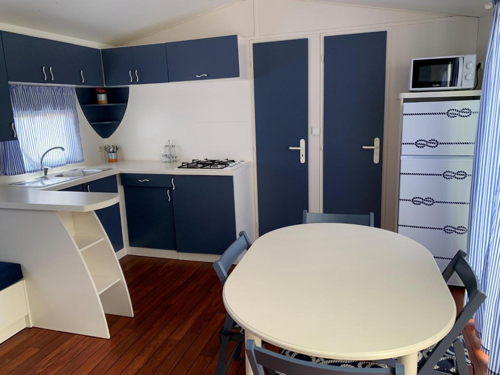 Mobile home with parking