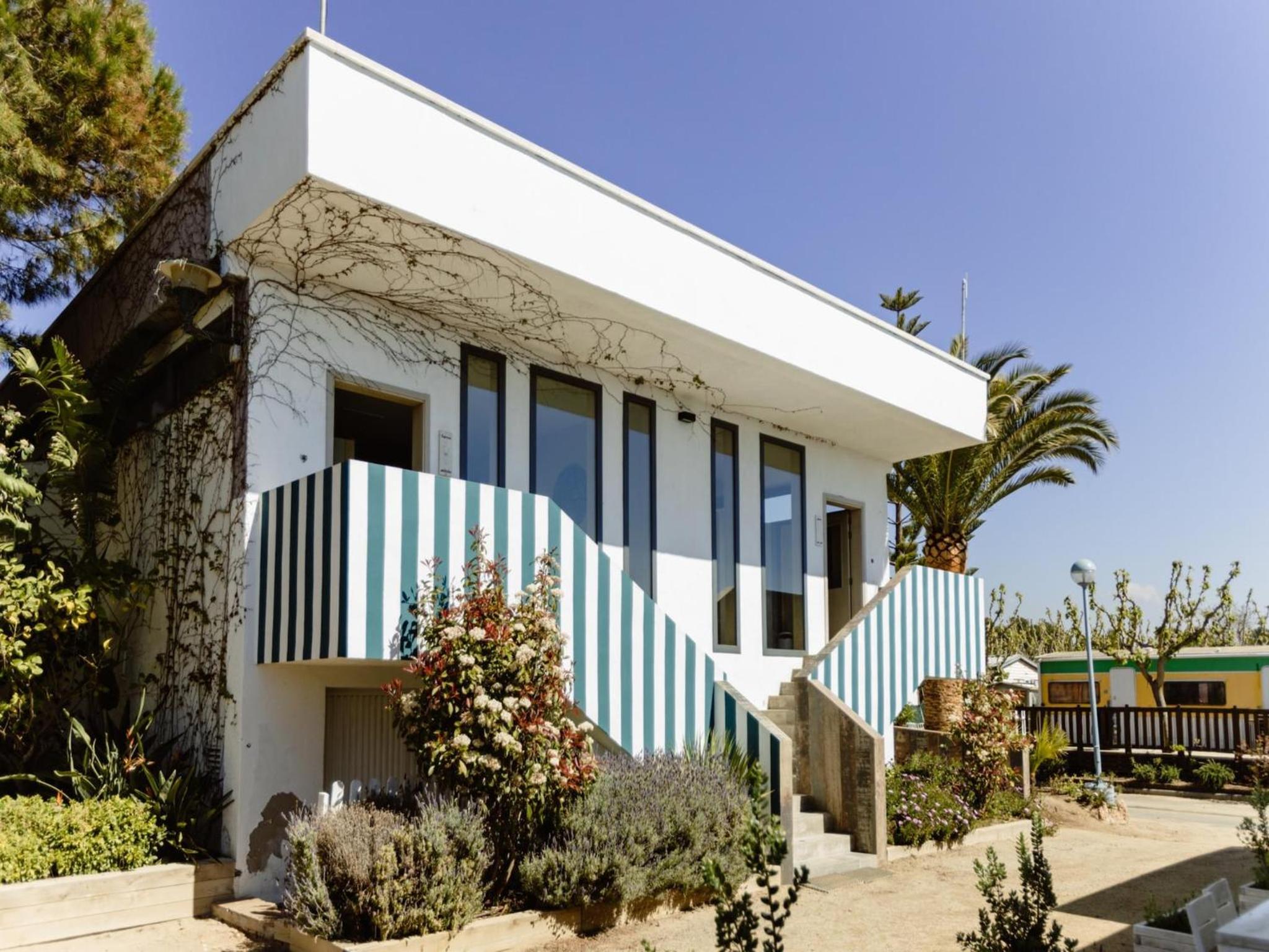 Mobile home with parking