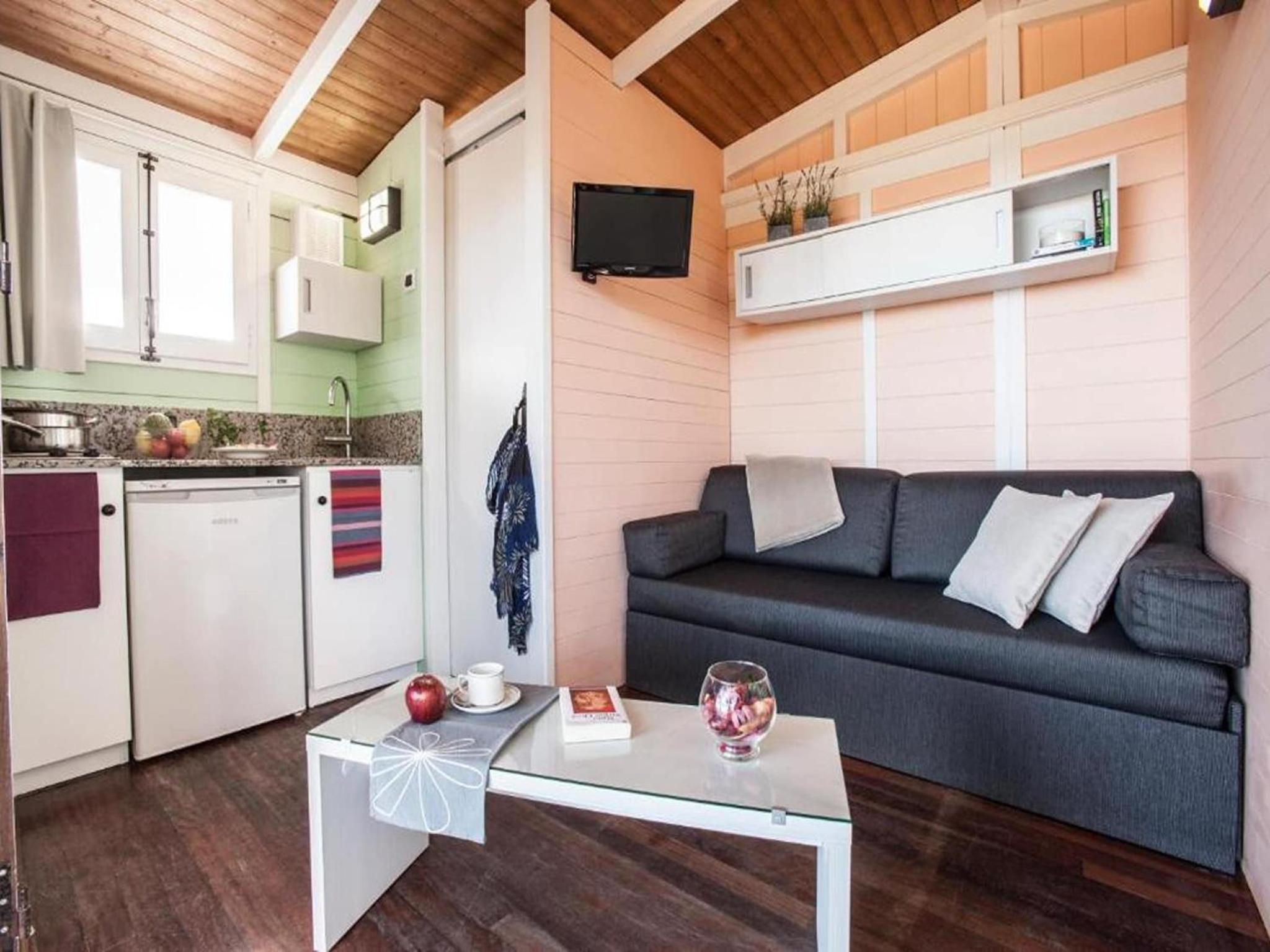 Beautiful wooden bungalow with shared pool