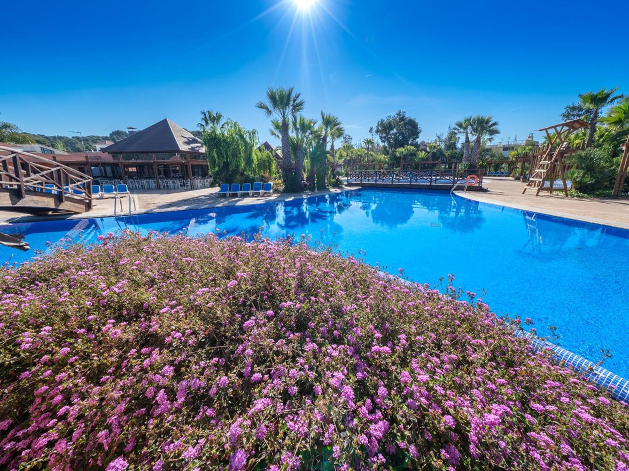Beautiful wooden bungalow with shared pool