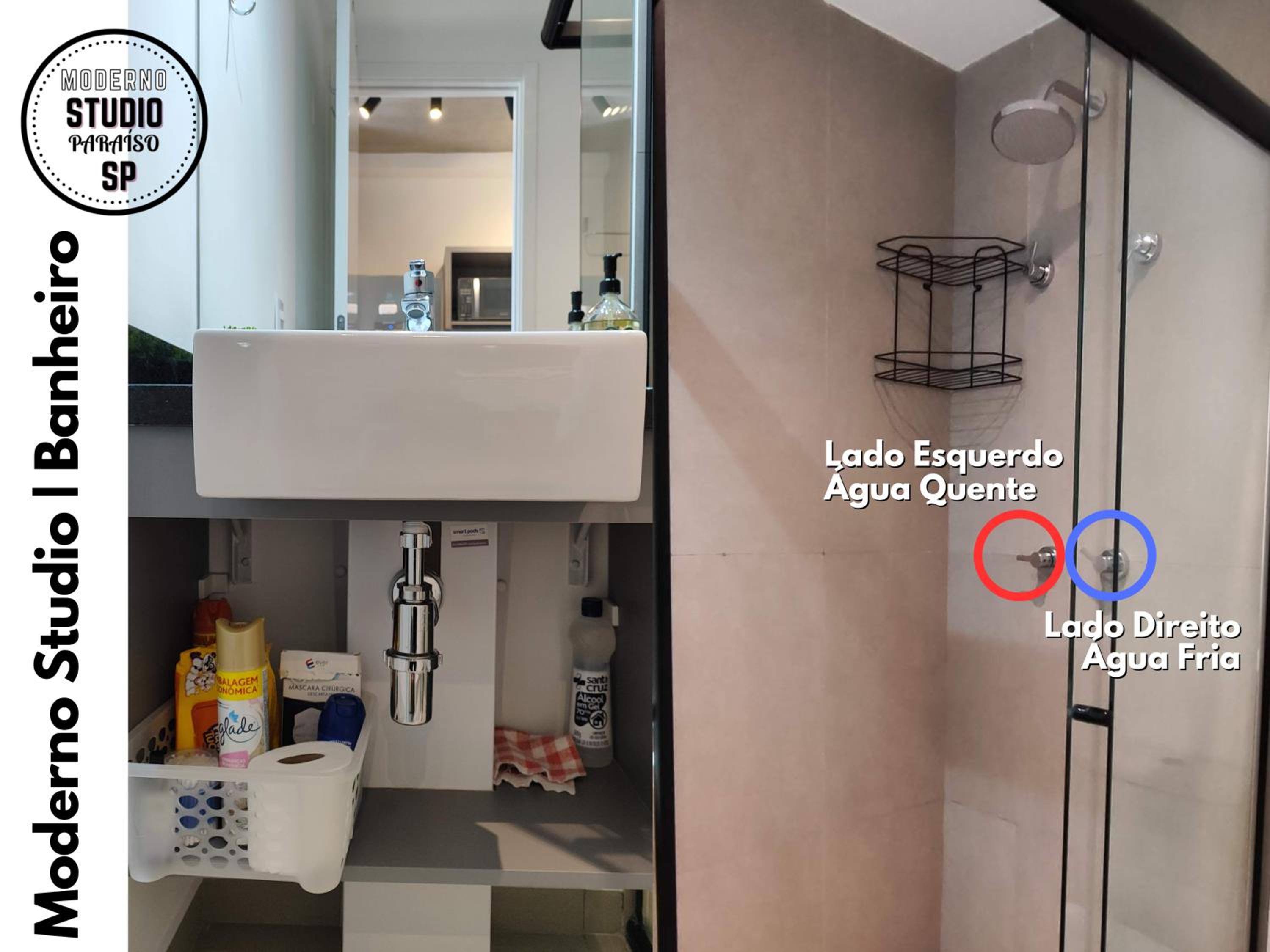 Moderno Studio no Metrô Paraíso na Paulista em SP