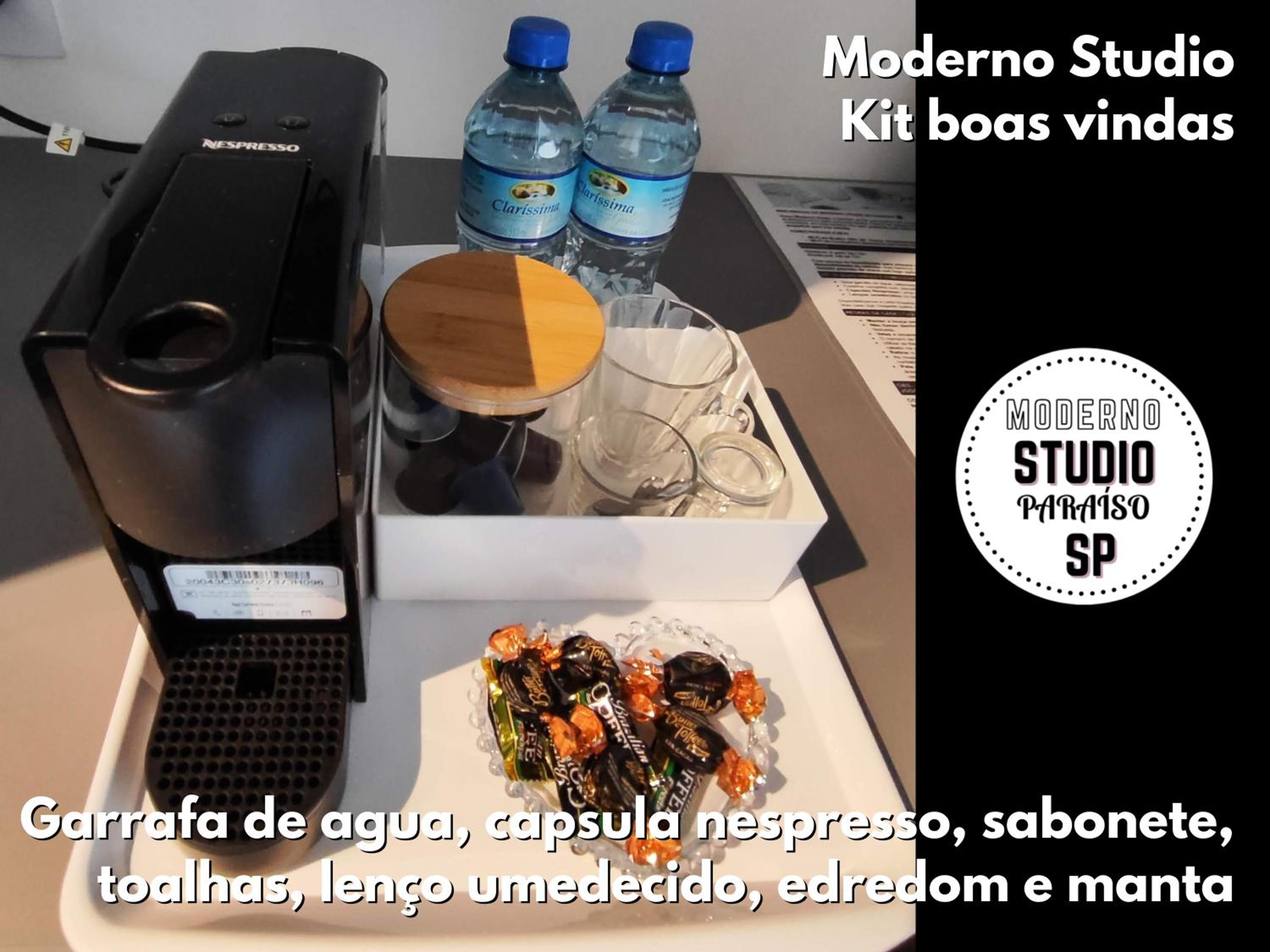 Moderno Studio no Metrô Paraíso na Paulista em SP