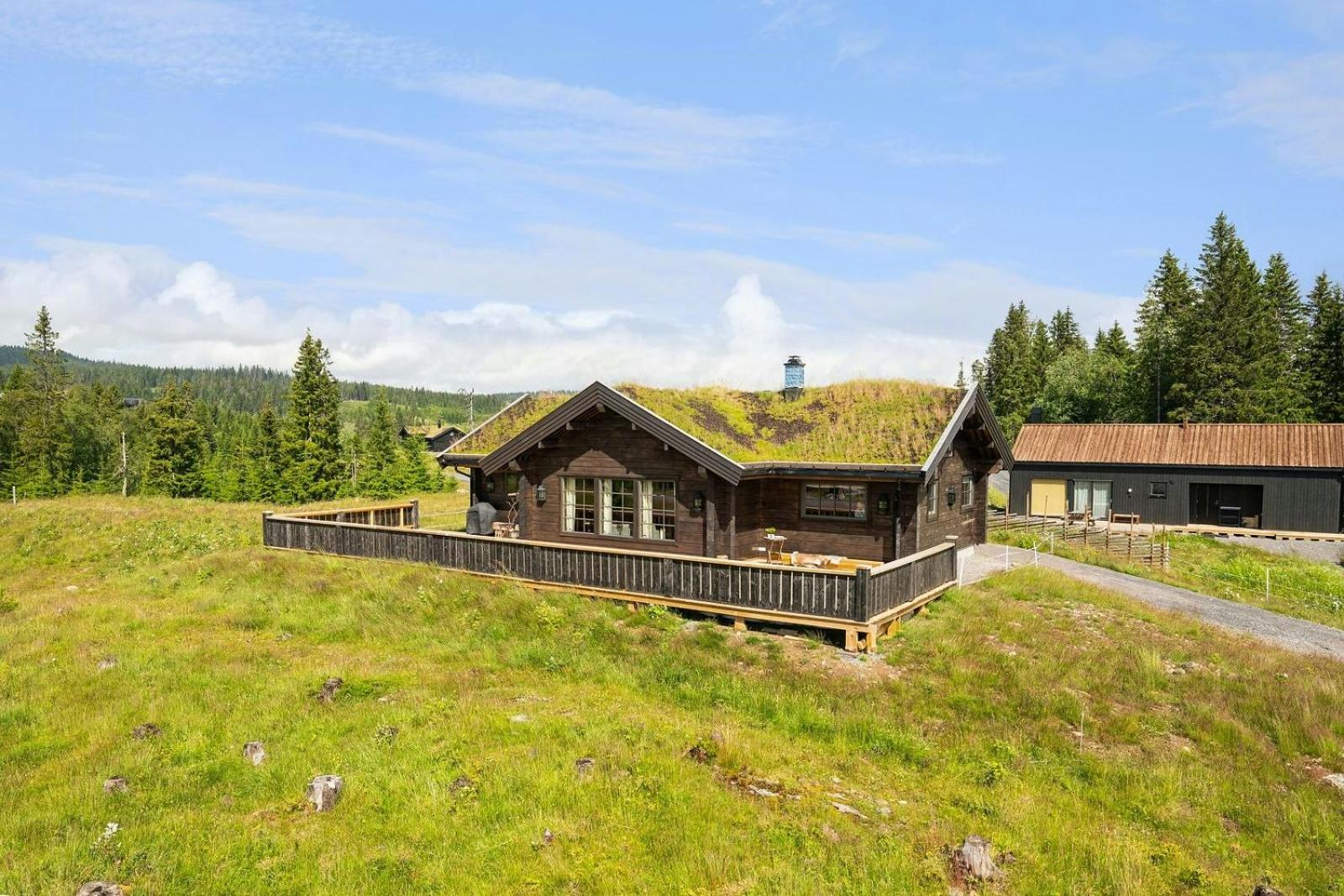 Modern Cabin With Panoramic View Near Myllavannet view 4