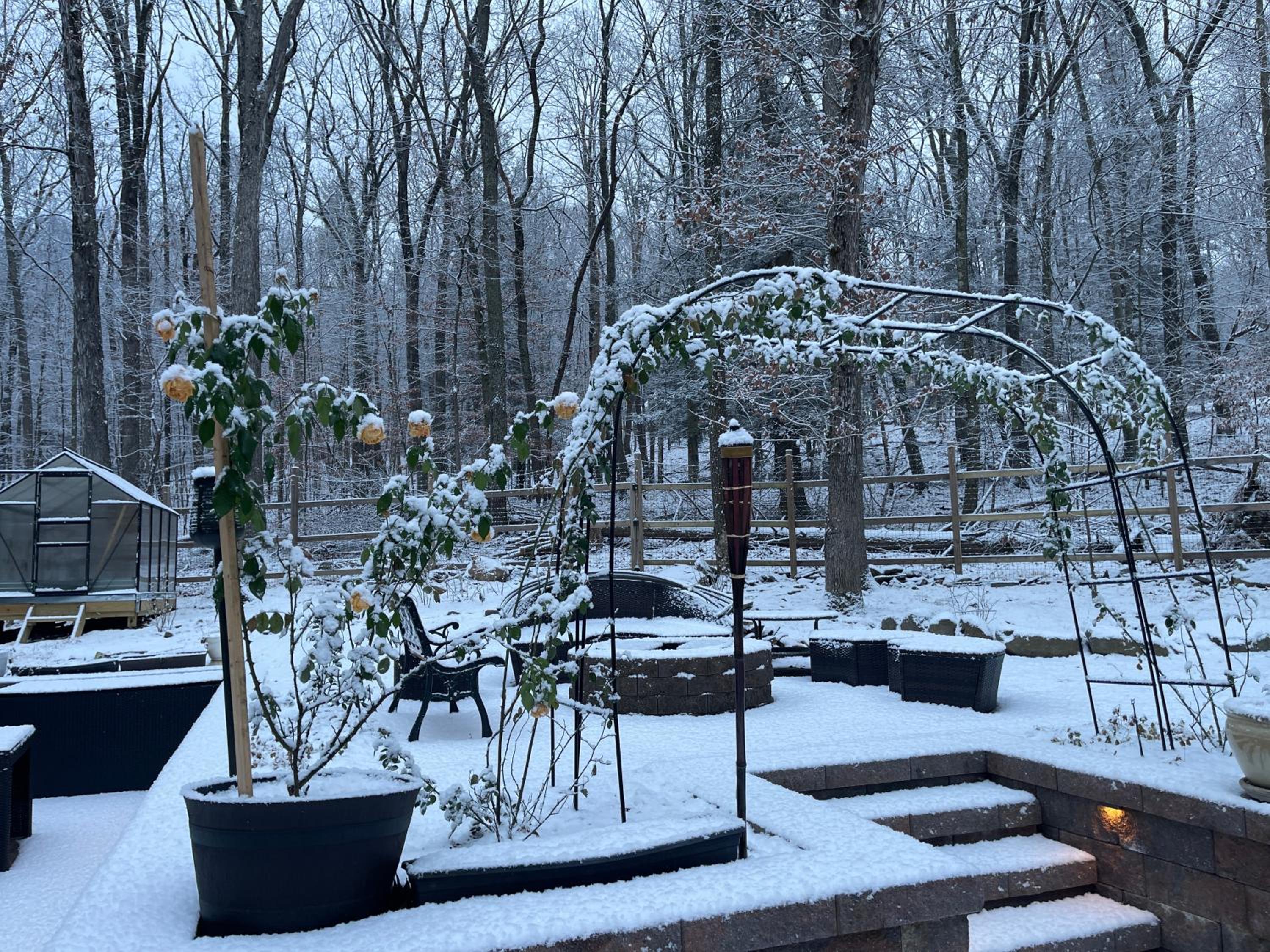 Luxury Pocono Retreat with hot tub, sauna, fire pit, and patio view 4