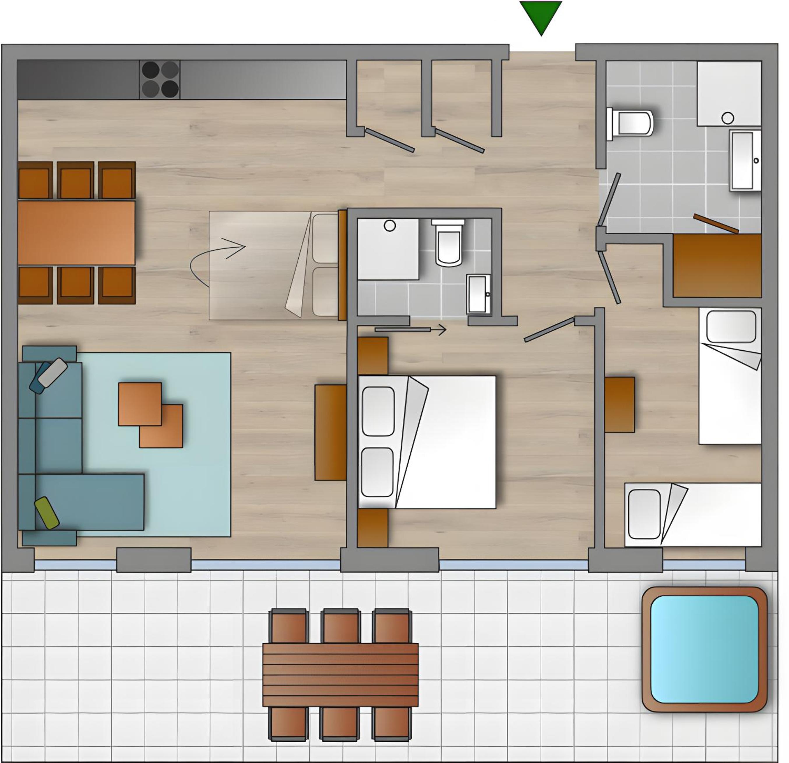 Wellness Appartement Winterberg E2