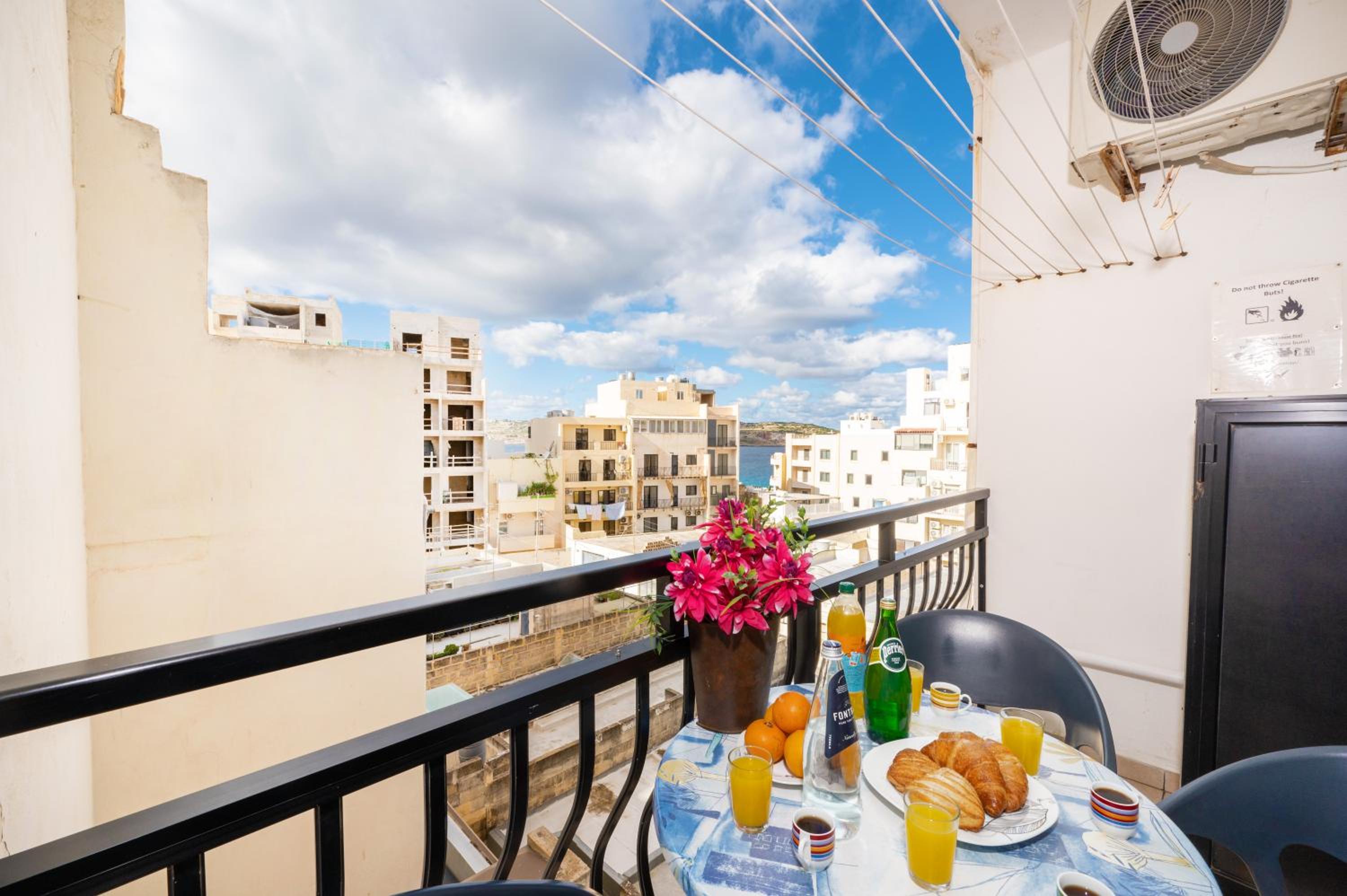 Seashells Apartments with terrace, just off the seafront in Bugibba - by Getawaysmalta photo 1
