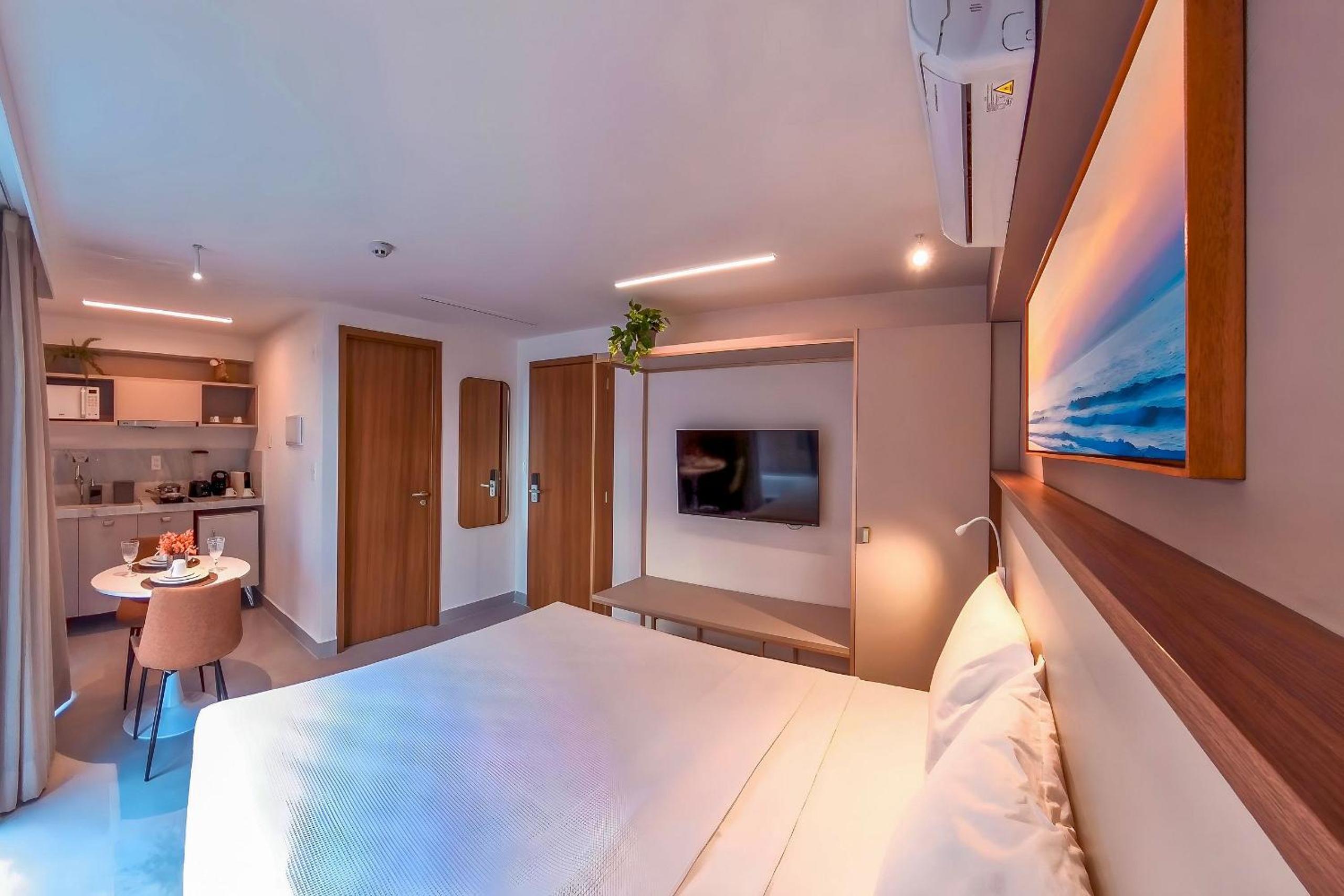 Restinga by Xtay - Studios with Pool and Gym, Beachfront in João Pessoa