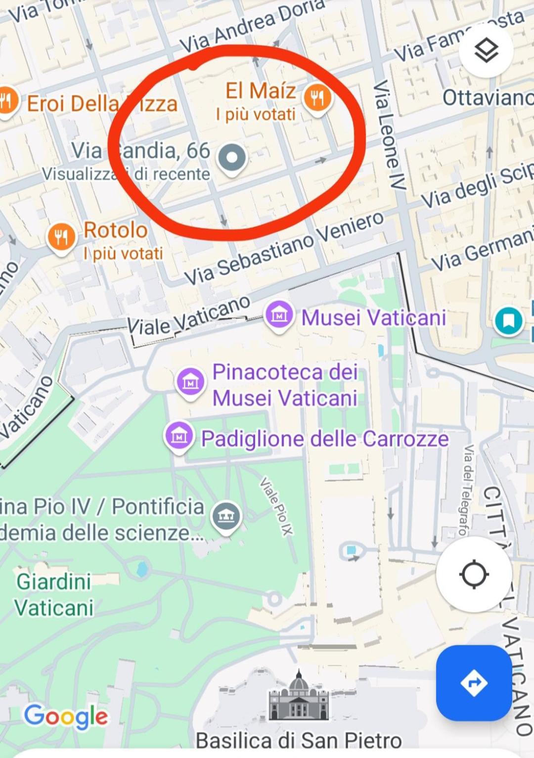 Lovely 5 min walk to Saint Peter Basilica