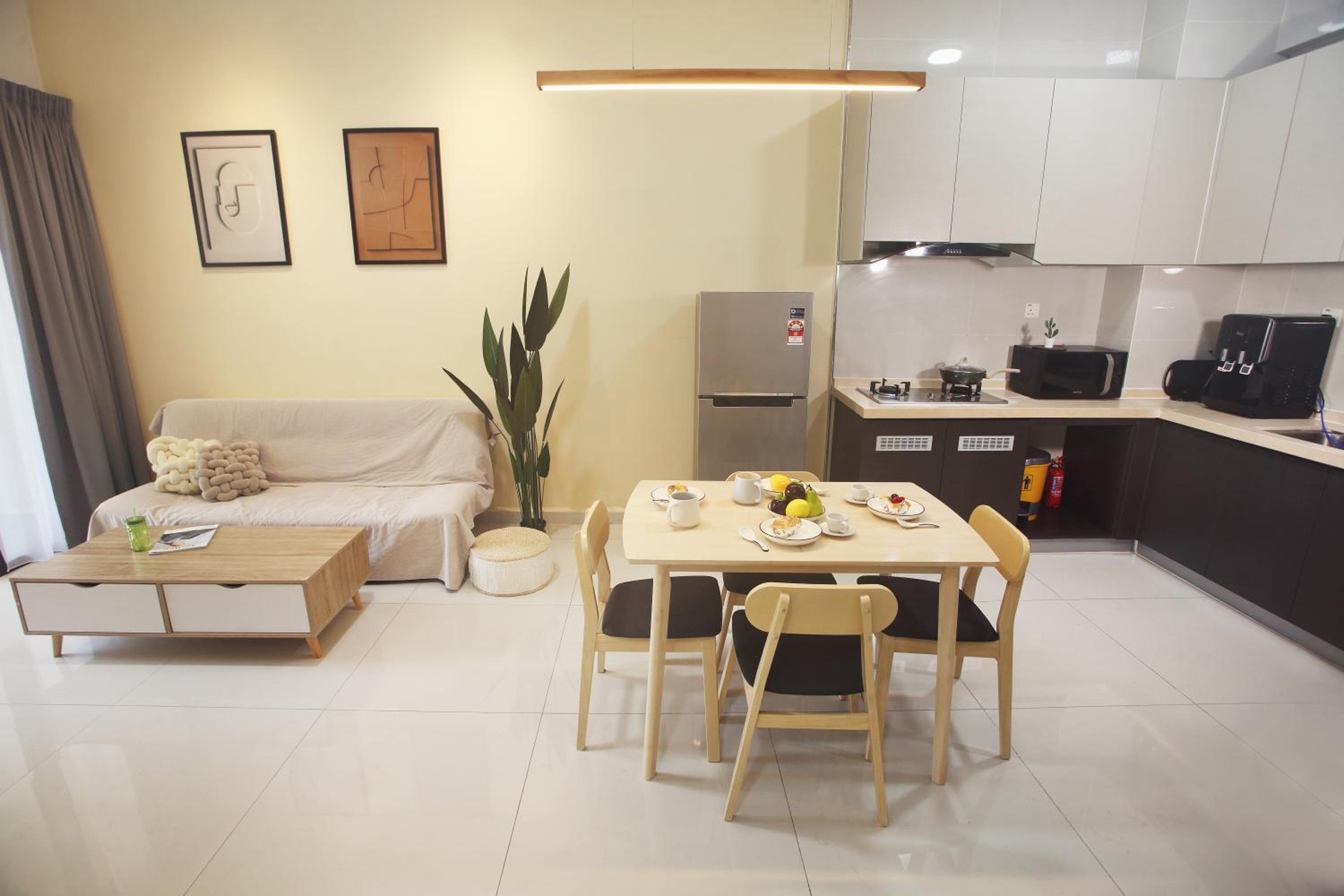 Cozy Beach Escape: 2BR Muji Gem