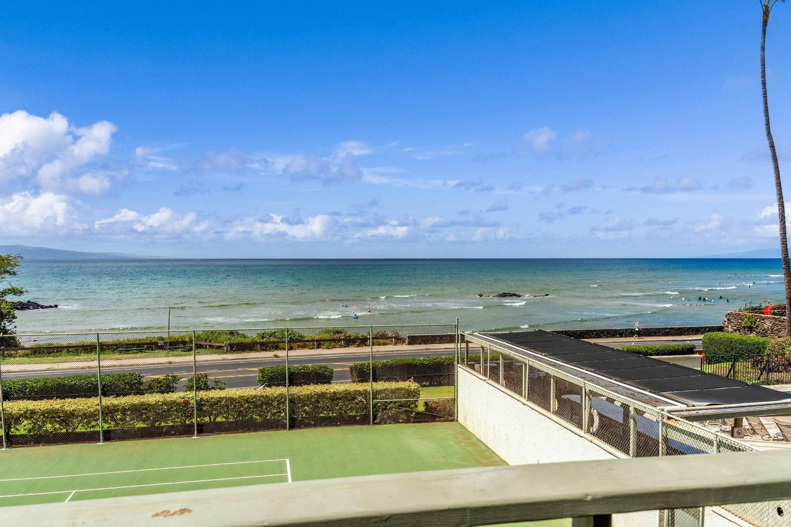 Shores of Maui 215 - Dramatic Ocean Views, Steps to the Beach, Renovated, AC!