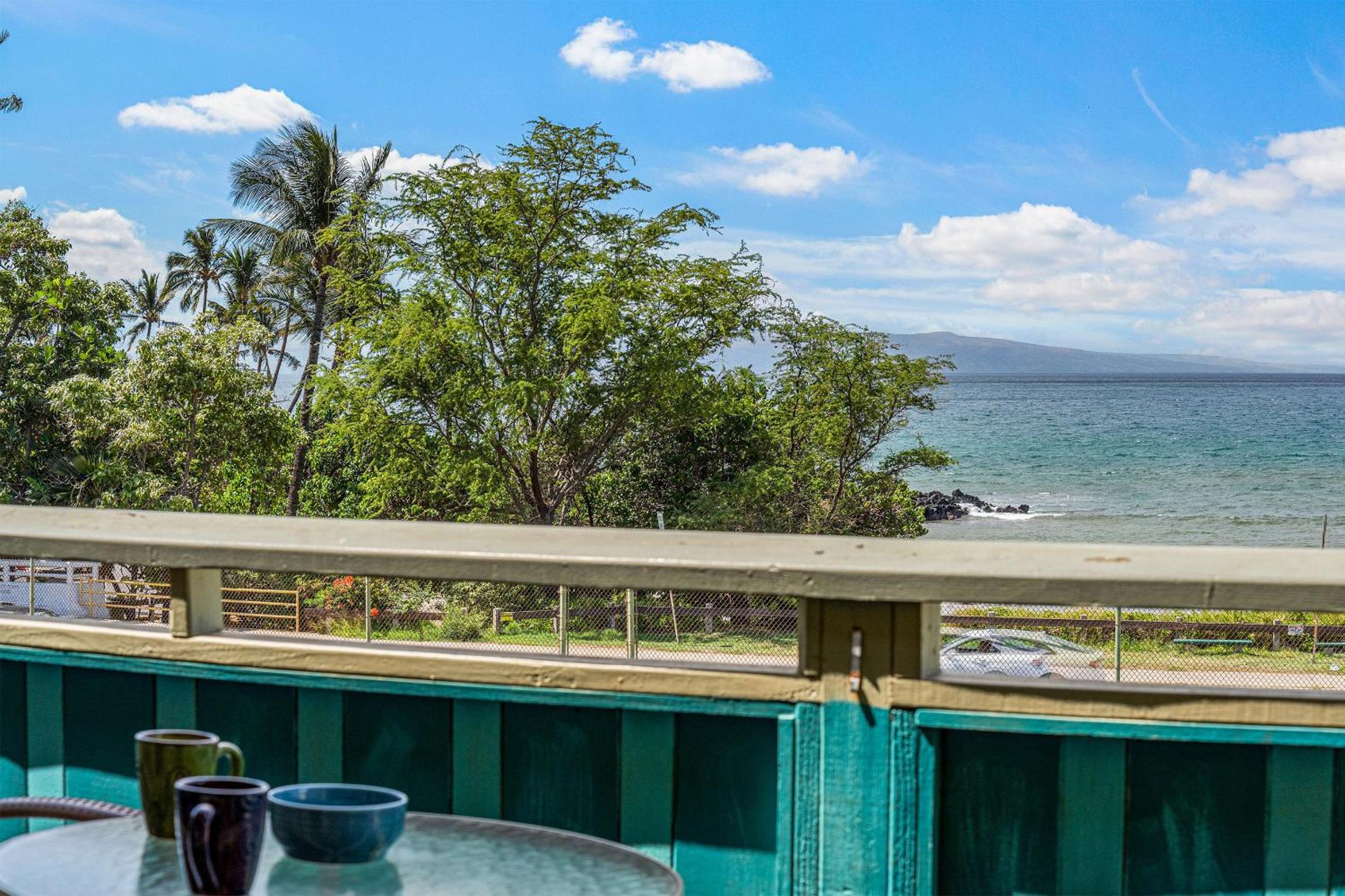 Shores of Maui 215 - Dramatic Ocean Views, Steps to the Beach, Renovated, AC!