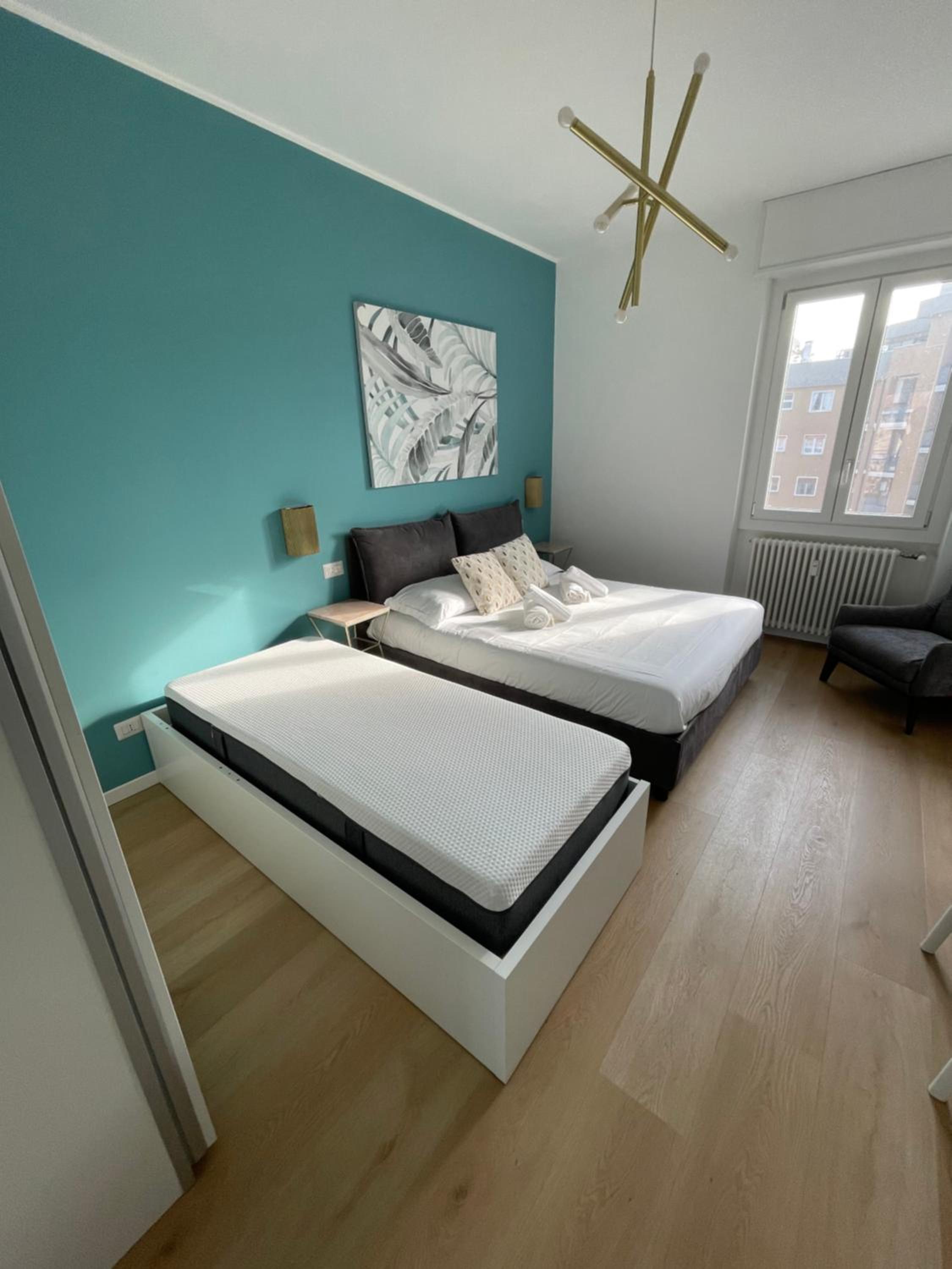 Trilocale con vista e due bagni Metro 4 SkyNest Milano