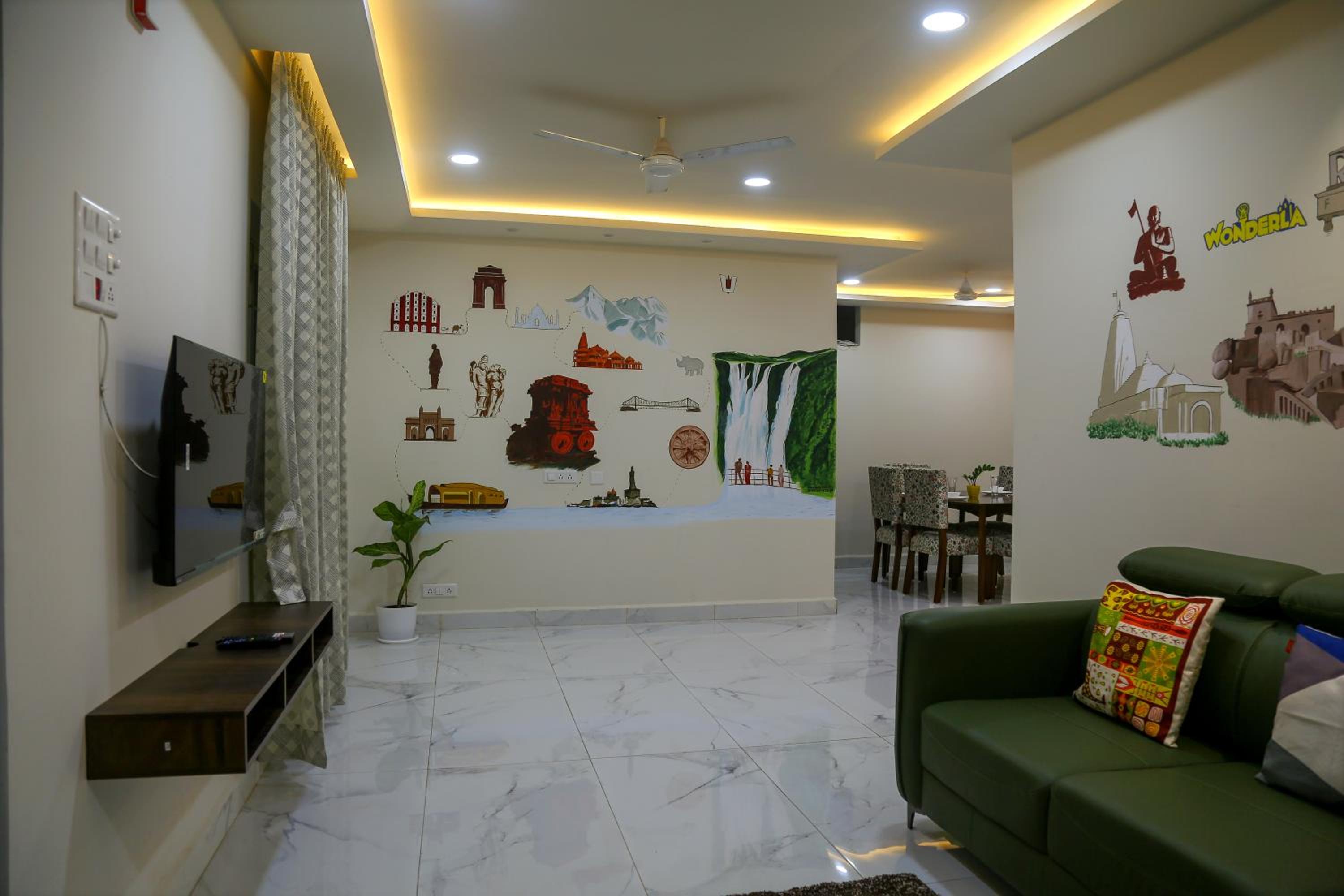 Delightful 3 Bed holiday home with AC Near US Embassy, Gachibowli view 3