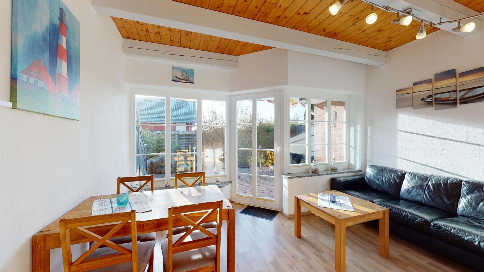 Ferienhaus kleiner Leuchtturm - Steuerbord Fehmarn Kopendorf - mit Garten und Terrasse