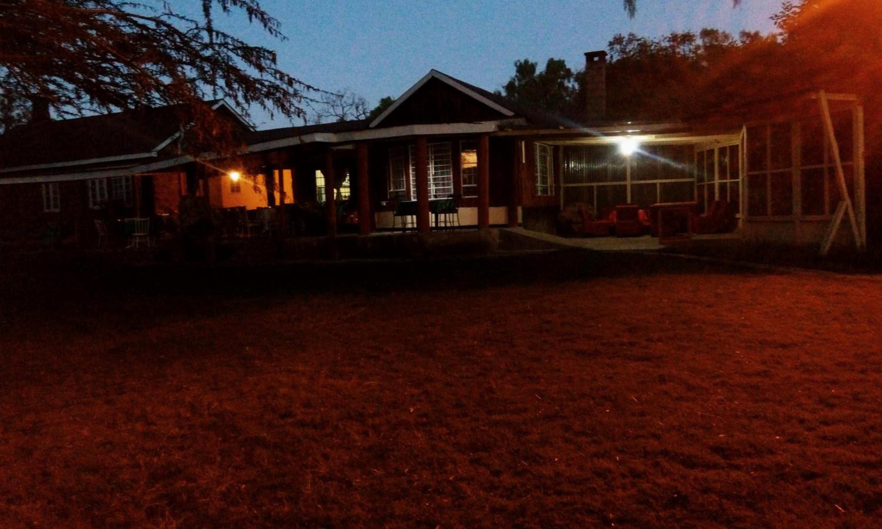 outdoor BBQ area