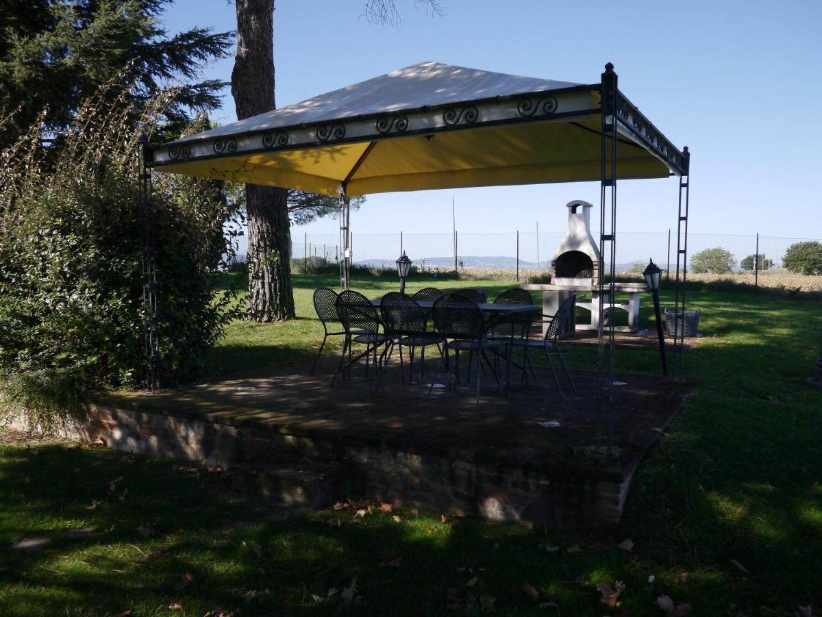 outdoor BBQ area