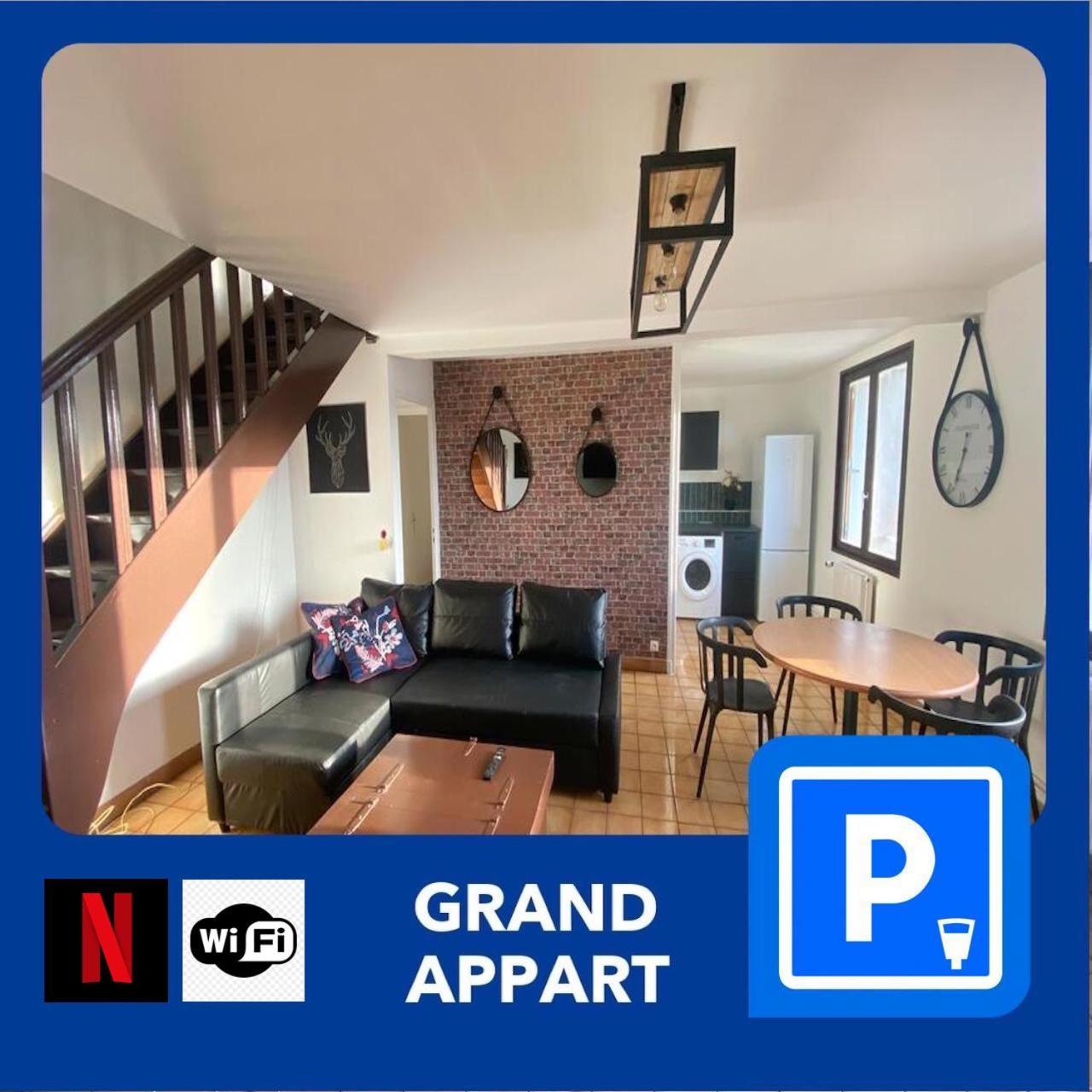 014 CHIC & COSY GRAND APPART DUPLEX 76m2 WIFI SMART TV NETFLIX ET VUE PANORAMIQUE