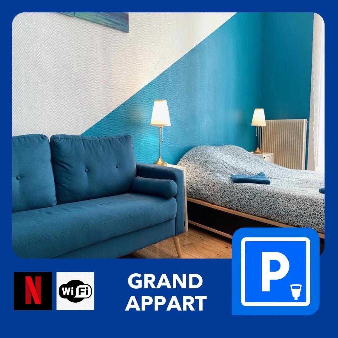 020 CHIC & COSY GRAND APPART 57m2 HYPERCENTRE WIFI SMART TV NETFLIX
