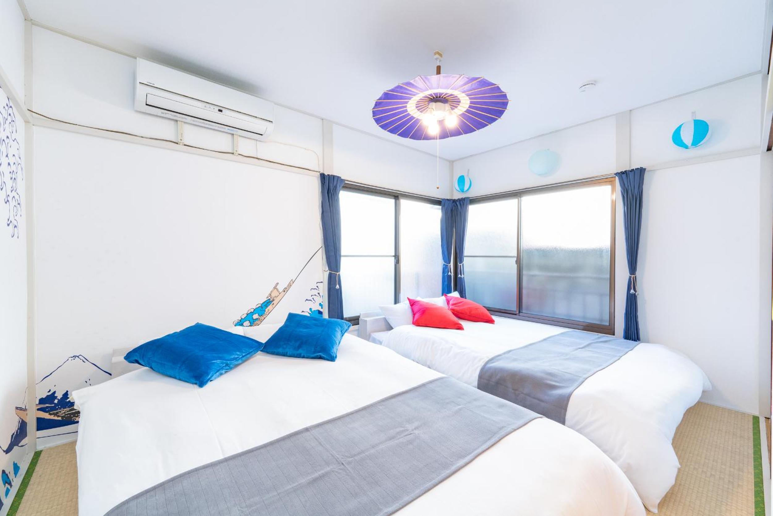 LEON RESORT HOTEL A 3rooms MAX8people 6min Shinjuku 11min Shibuya 12min walk Ikebukuro LEON RESORT IKEBUKURO traditional Japanese room 池袋 最大8名