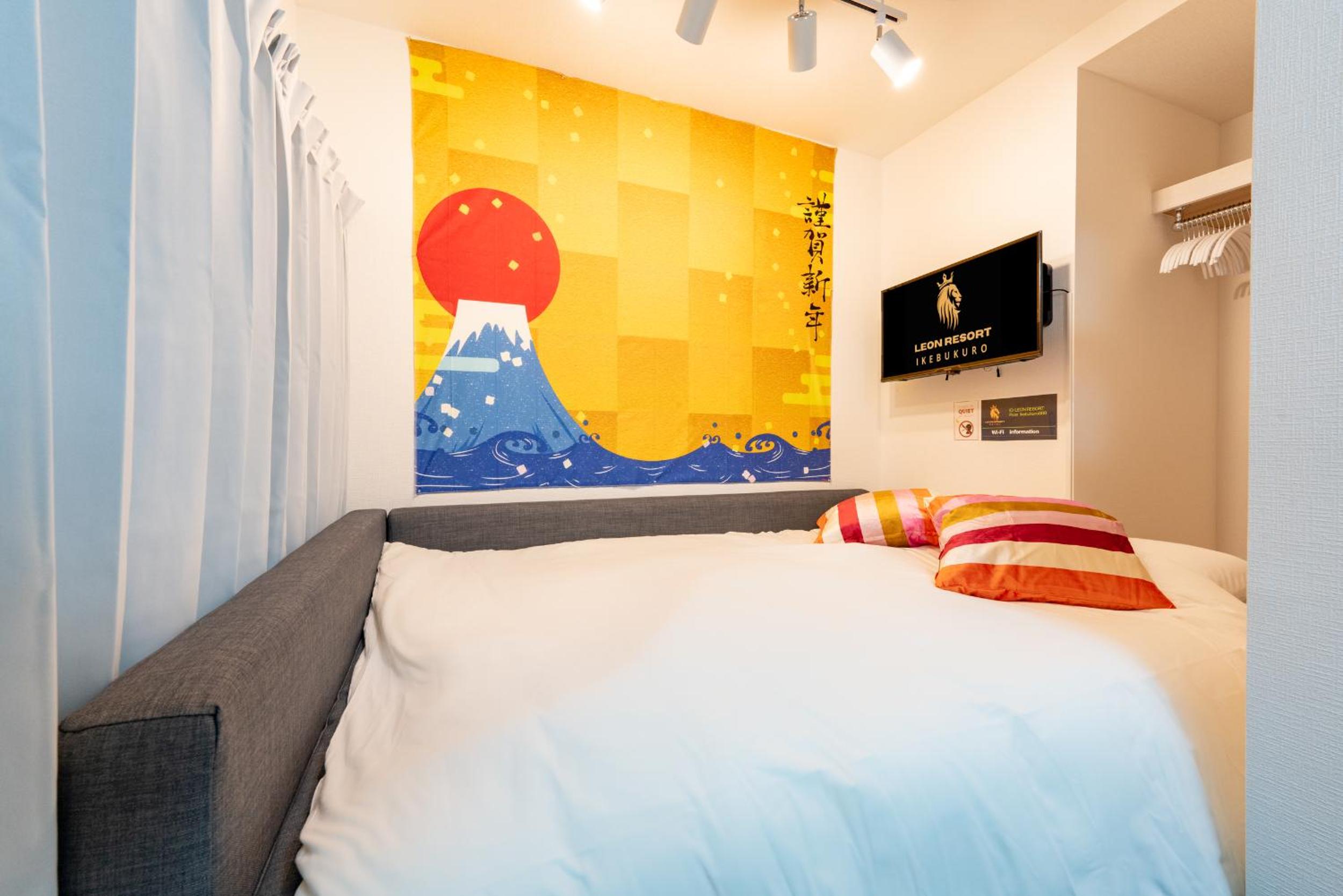 LEON RESORT HOTEL A 3rooms MAX8people 6min Shinjuku 11min Shibuya 12min walk Ikebukuro LEON RESORT IKEBUKURO traditional Japanese room 池袋 最大8名