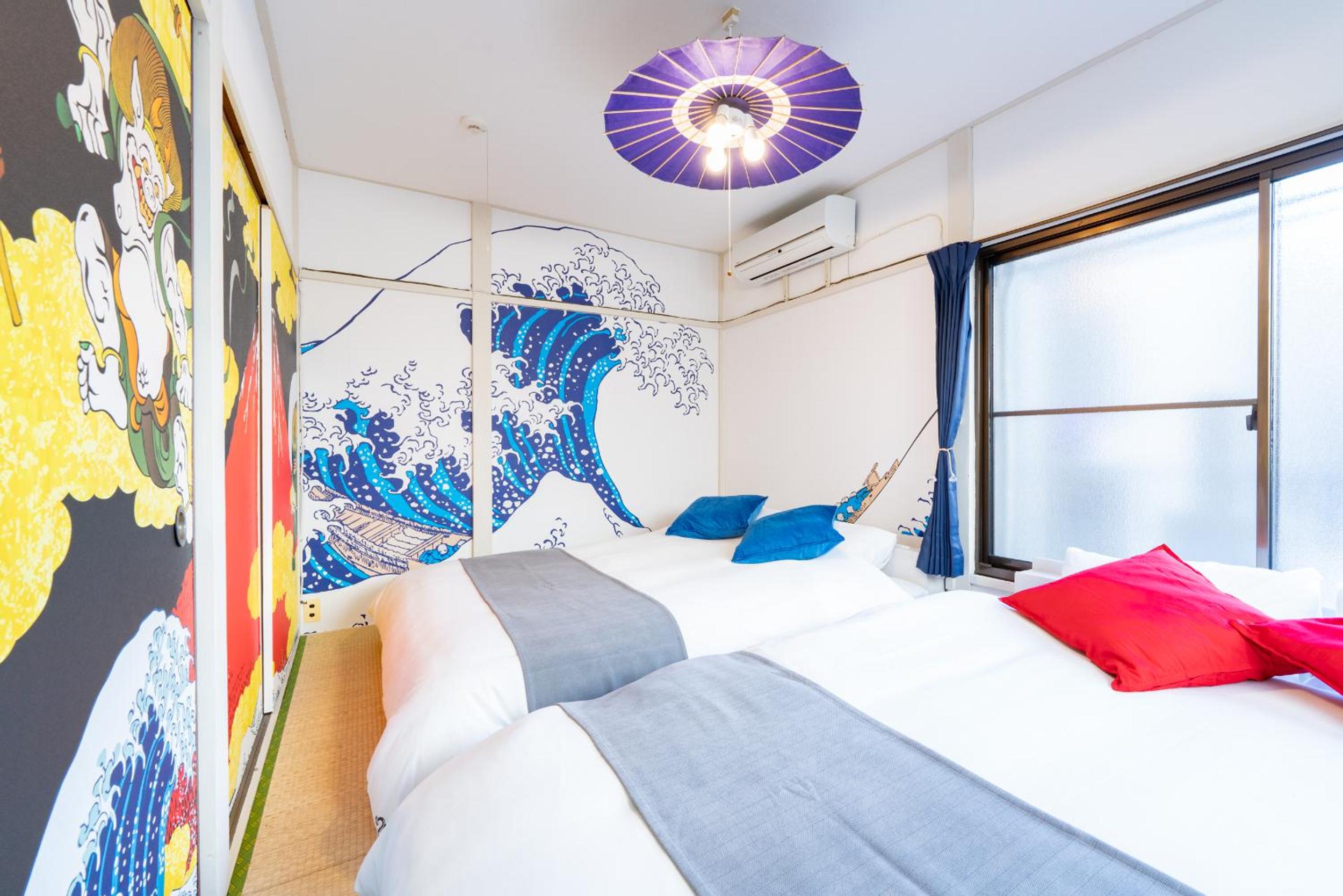 LEON RESORT HOTEL A 3rooms MAX8people 6min Shinjuku 11min Shibuya 12min walk Ikebukuro LEON RESORT IKEBUKURO traditional Japanese room 池袋 最大8名