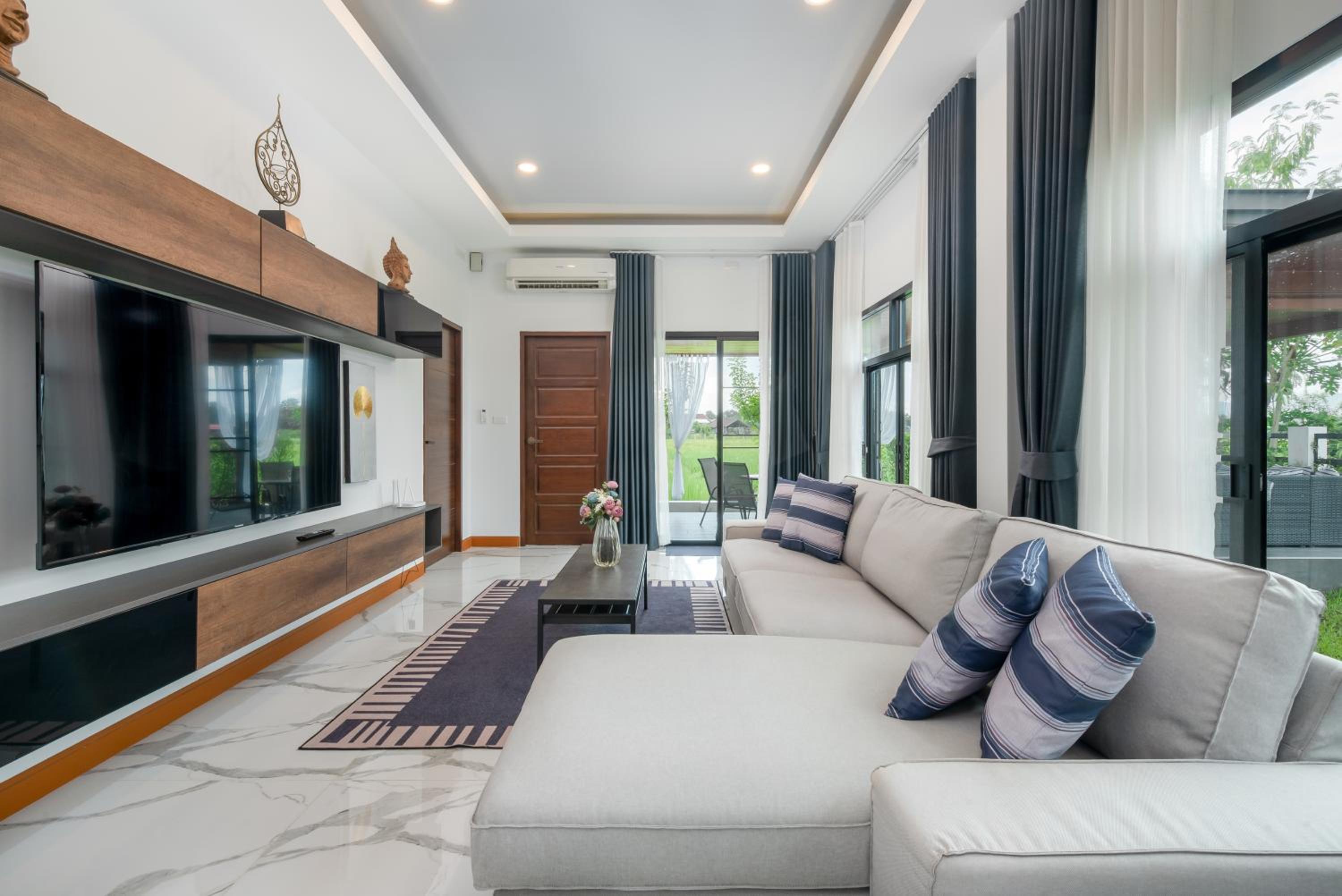 The garden pool villa resort at Doi Saket