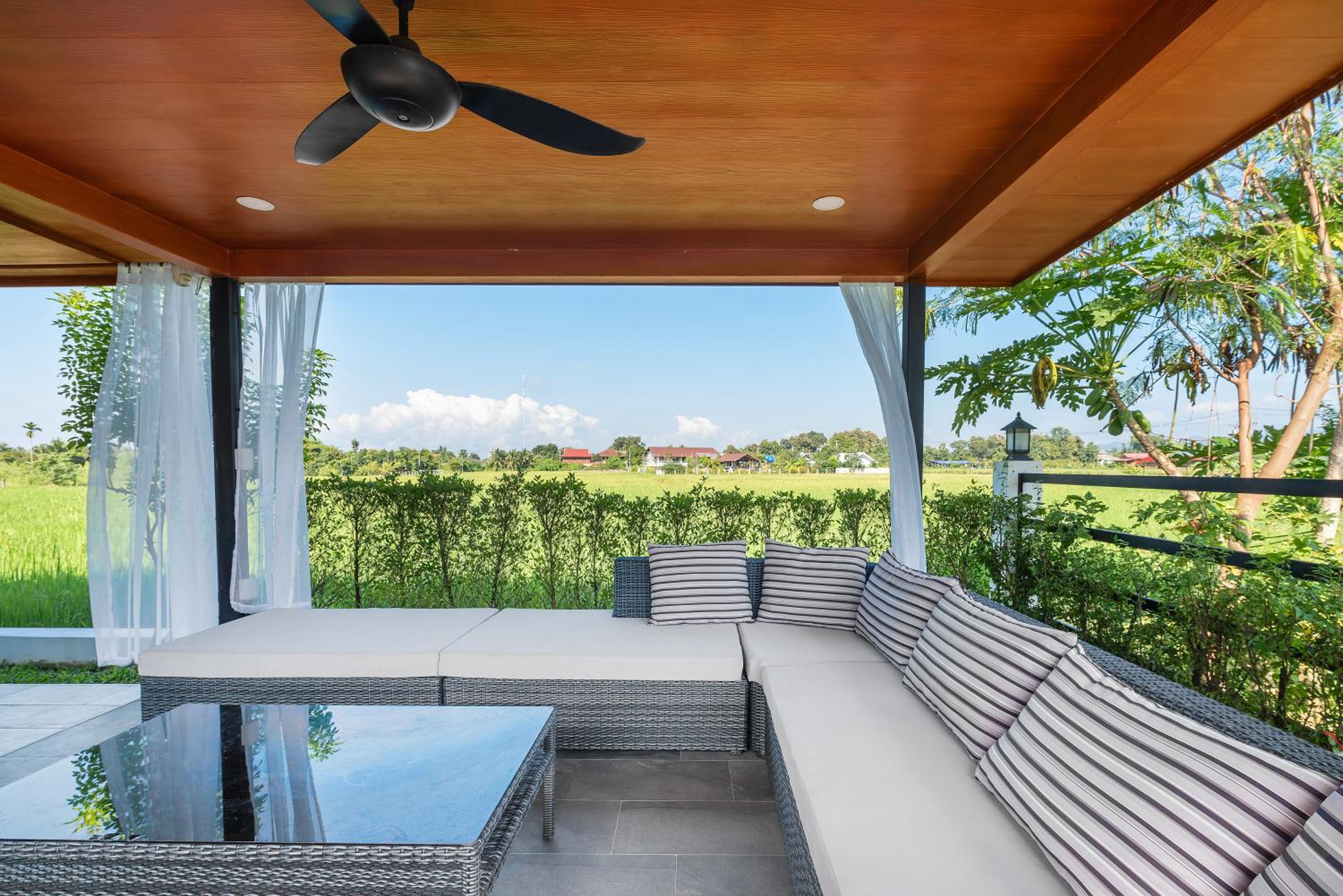 The garden pool villa resort at Doi Saket