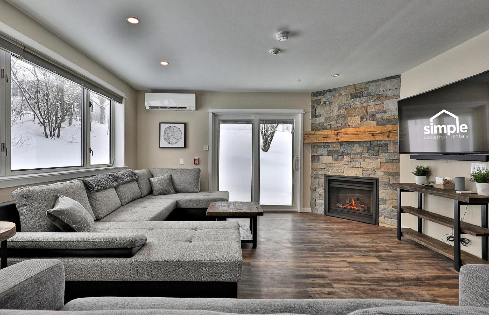 The Forest Fun Suite - 2RM-2BA Condo, Pool, Bus, King Bed, 2 Sofa Beds, Fireplace, Ski Rental Deals