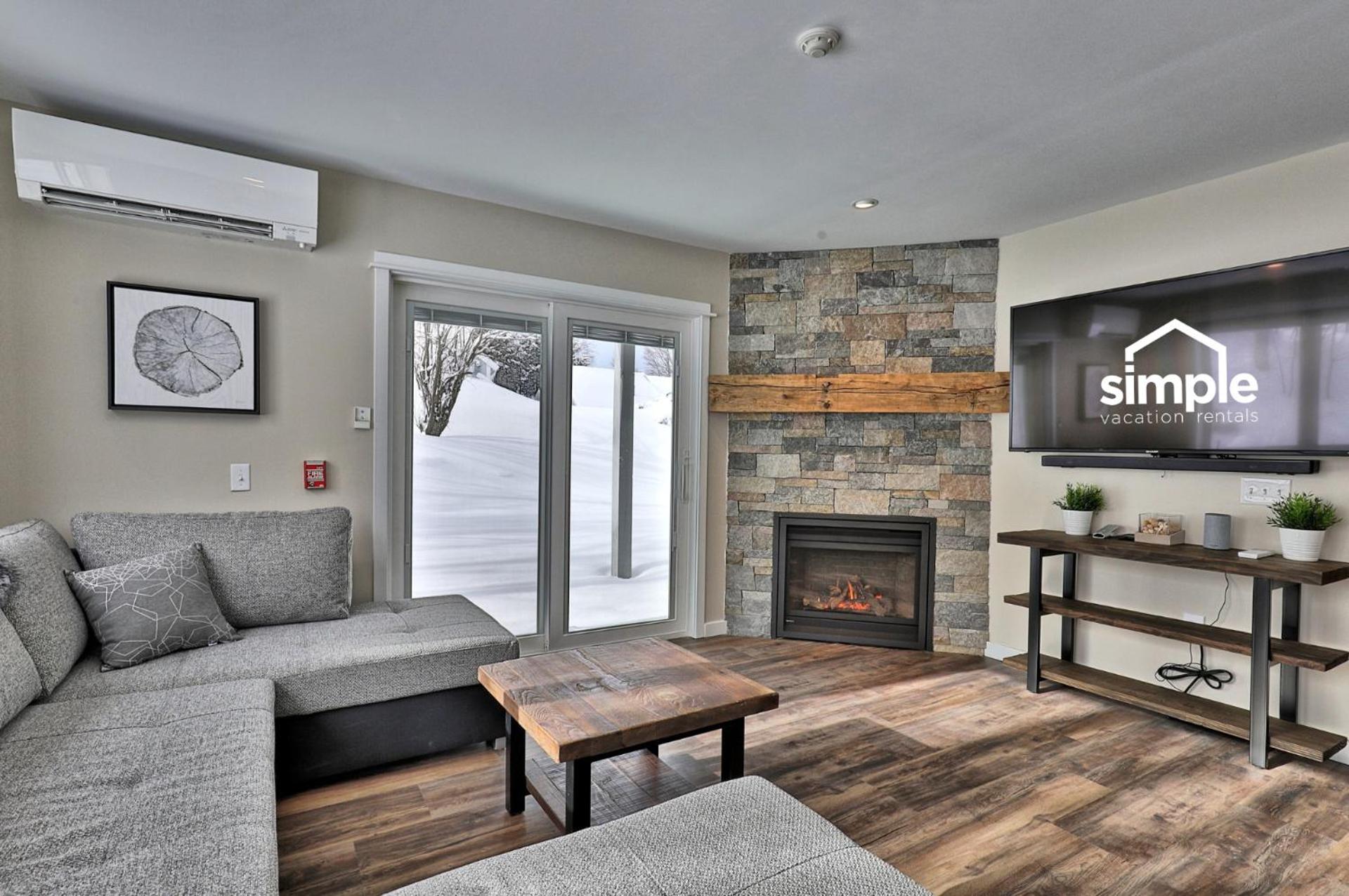 The Forest Fun Suite - 2RM-2BA Condo, Pool, Bus, King Bed, 2 Sofa Beds, Fireplace, Ski Rental Deals