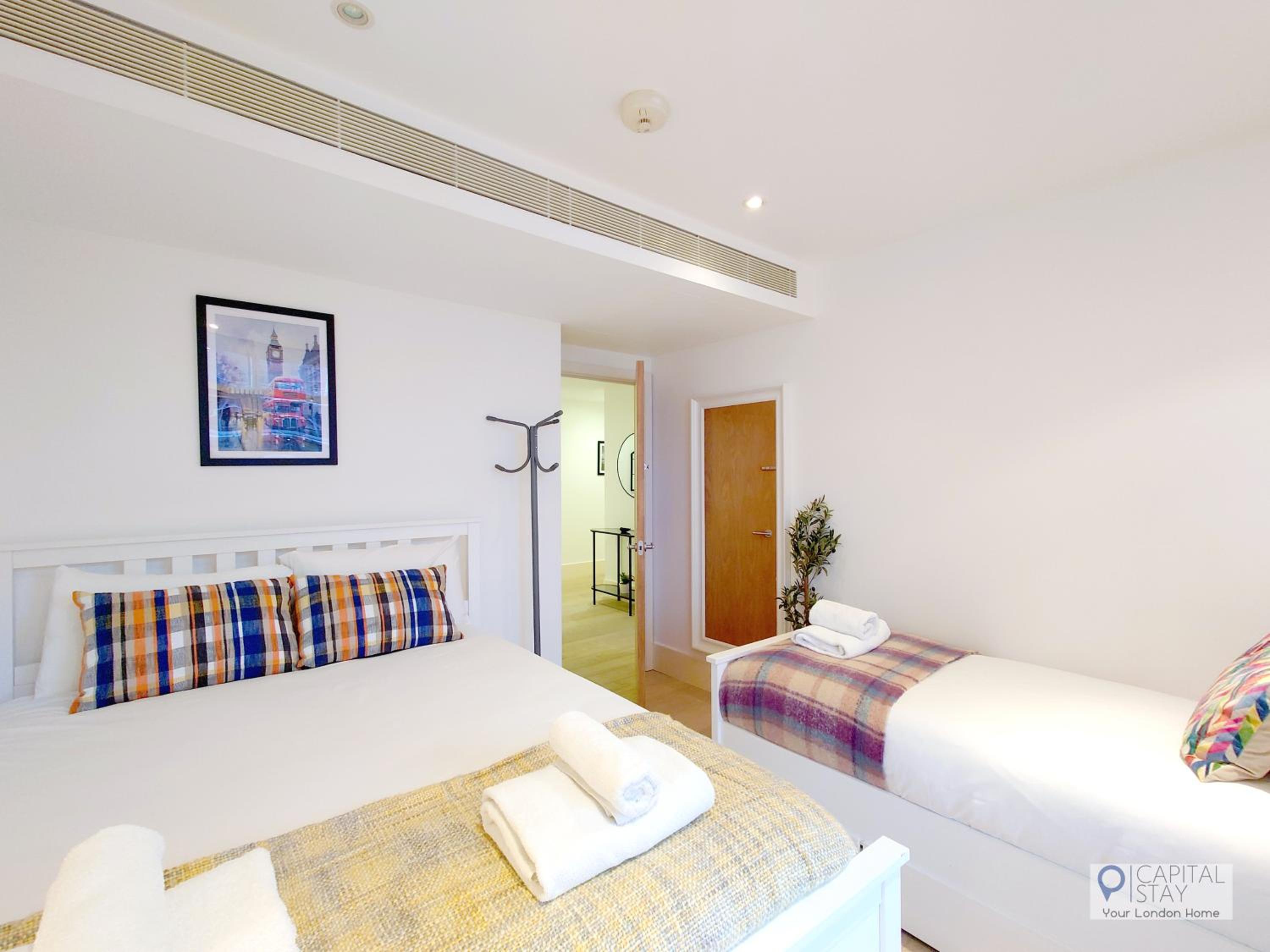 3 Bed Serviced Apartment in Battersea - River views