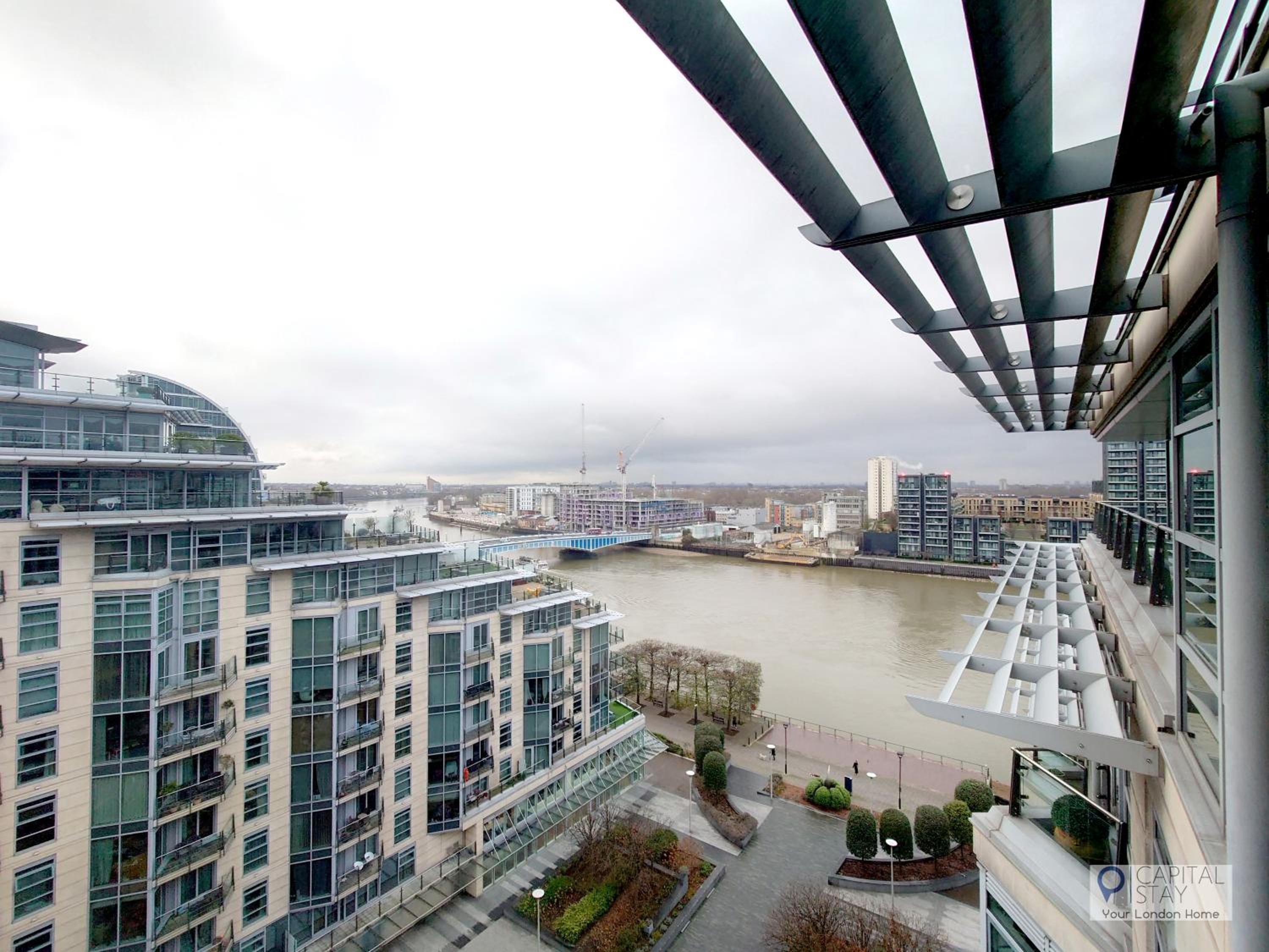 3 Bed Serviced Apartment in Battersea - River views