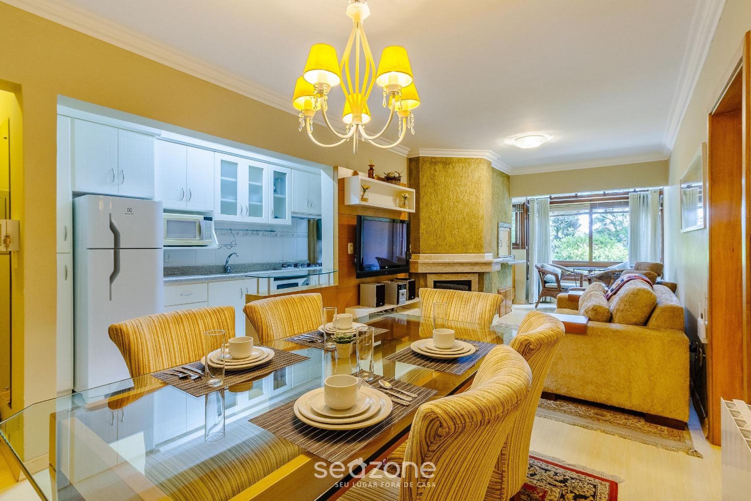 Apt with fireplace 300m from Mini Mundo VFI0103