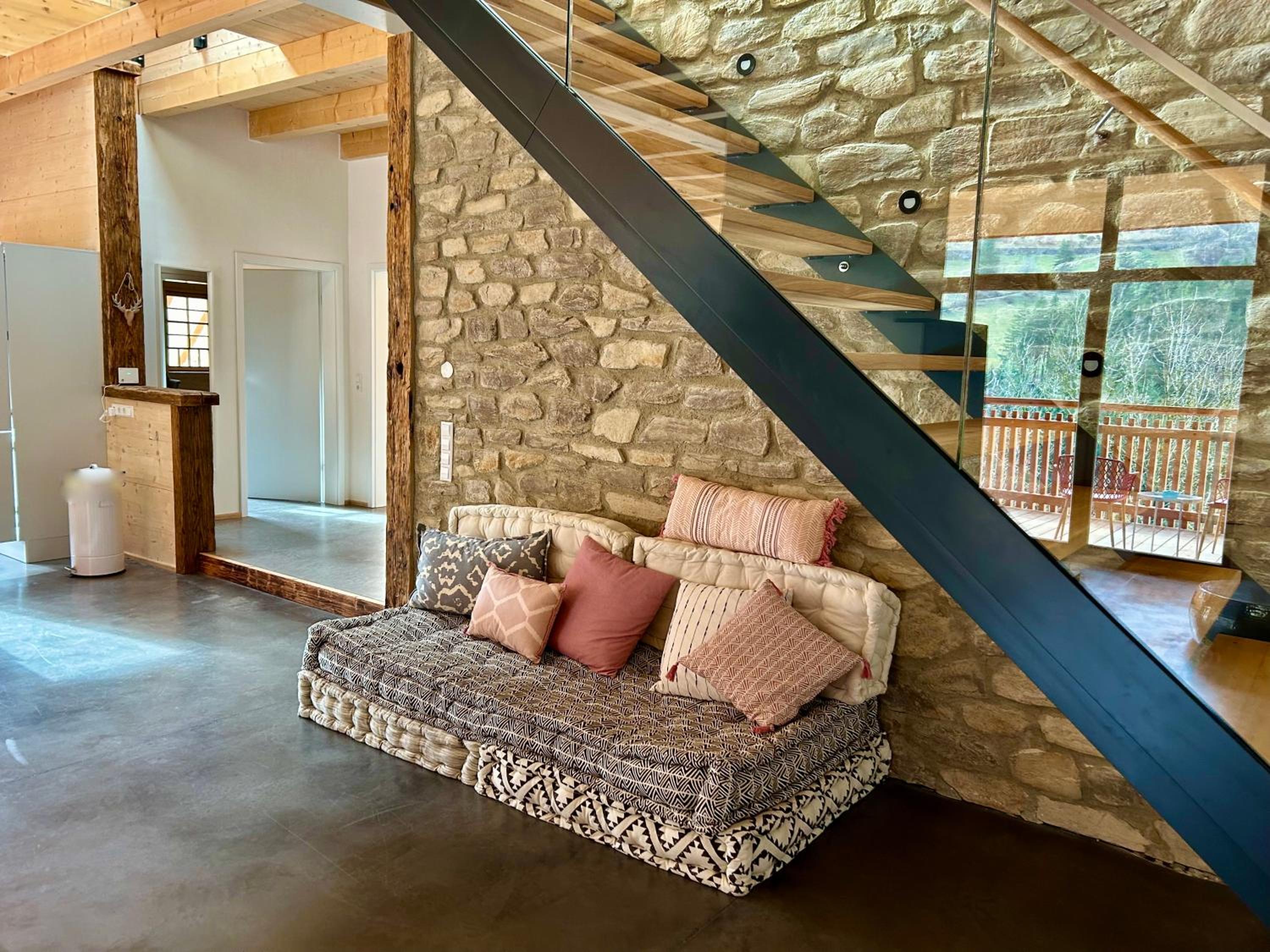 living TIMELESS- Haldenhof Loft, Luxus Schwarzwald-Retreat mit Sauna