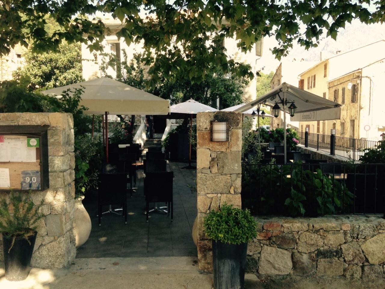 outdoor BBQ area
