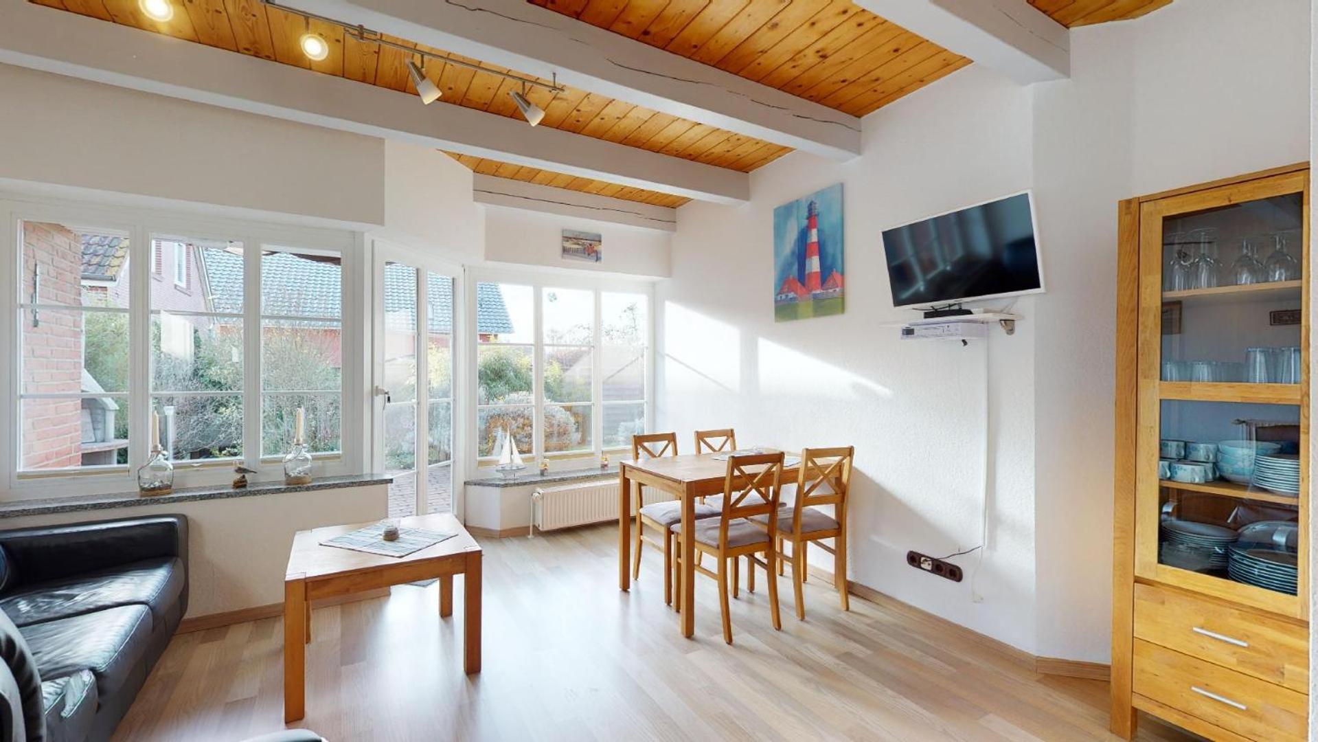 Ferienhaus kleiner Leuchtturm - Steuerbord Fehmarn Kopendorf - mit Garten und Terrasse